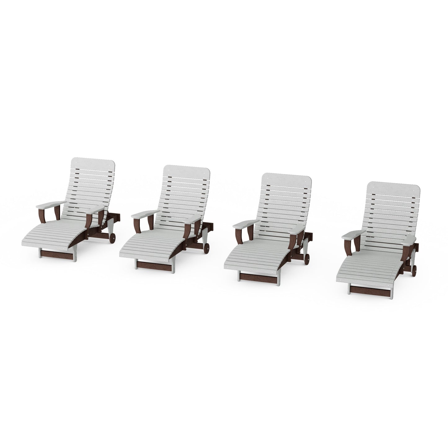 Signature Chaise Lounge with Arms Set of 4