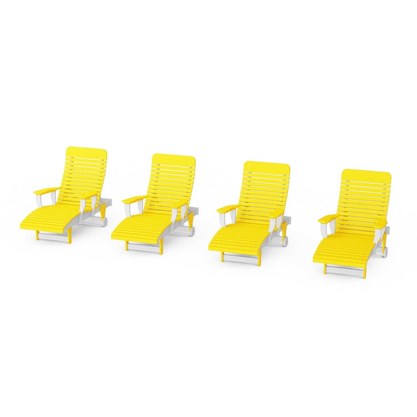 Signature Chaise Lounge with Arms Set of 4
