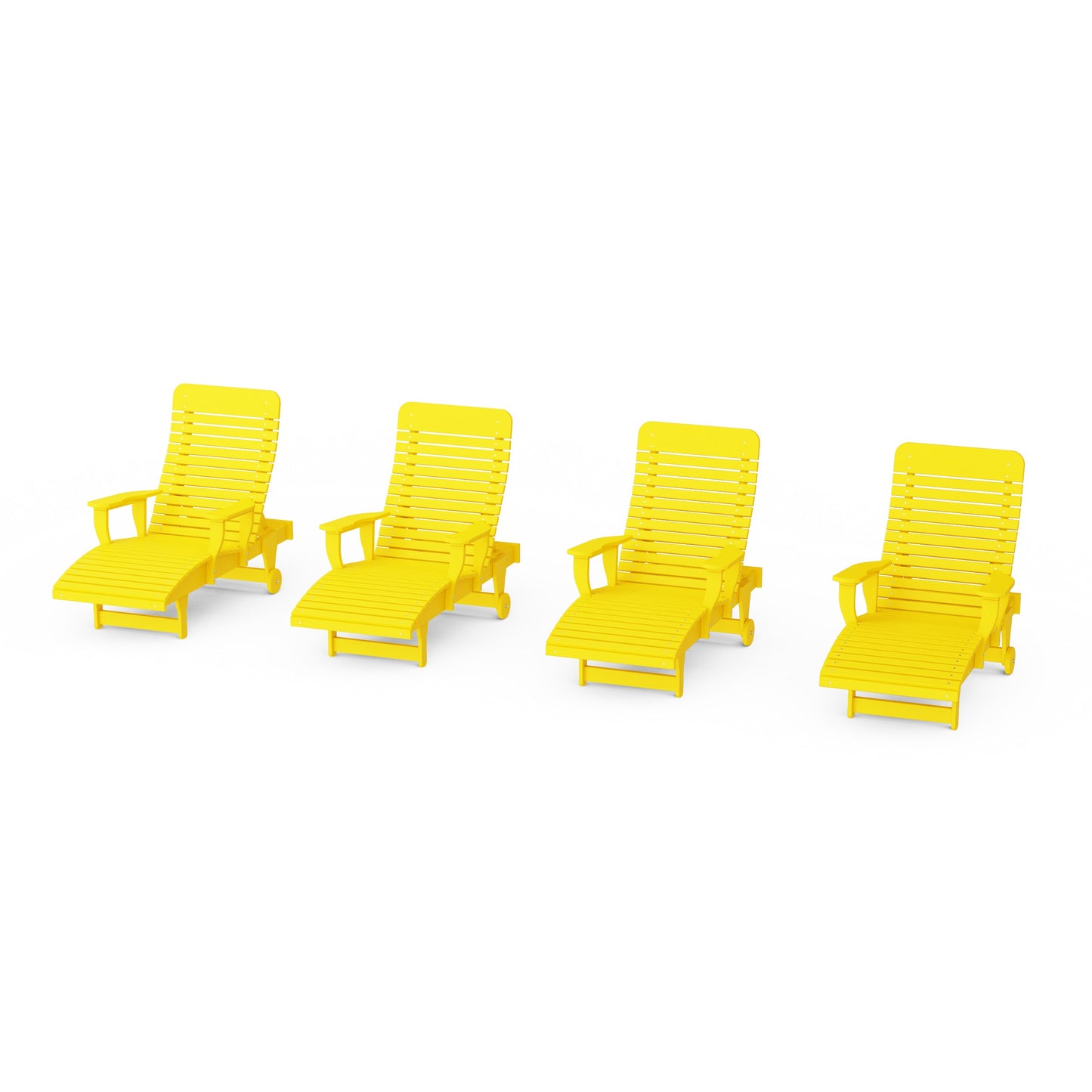 Signature Chaise Lounge with Arms Set of 4