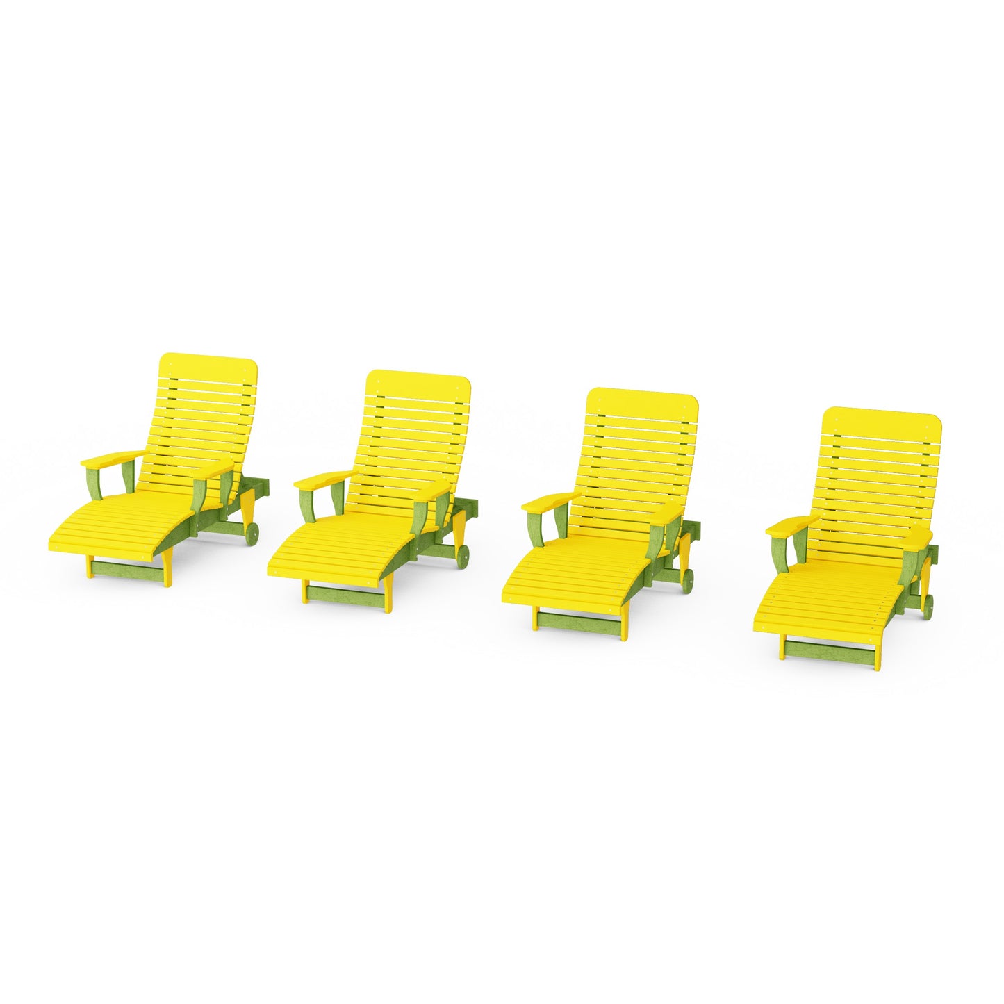 Signature Chaise Lounge with Arms Set of 4