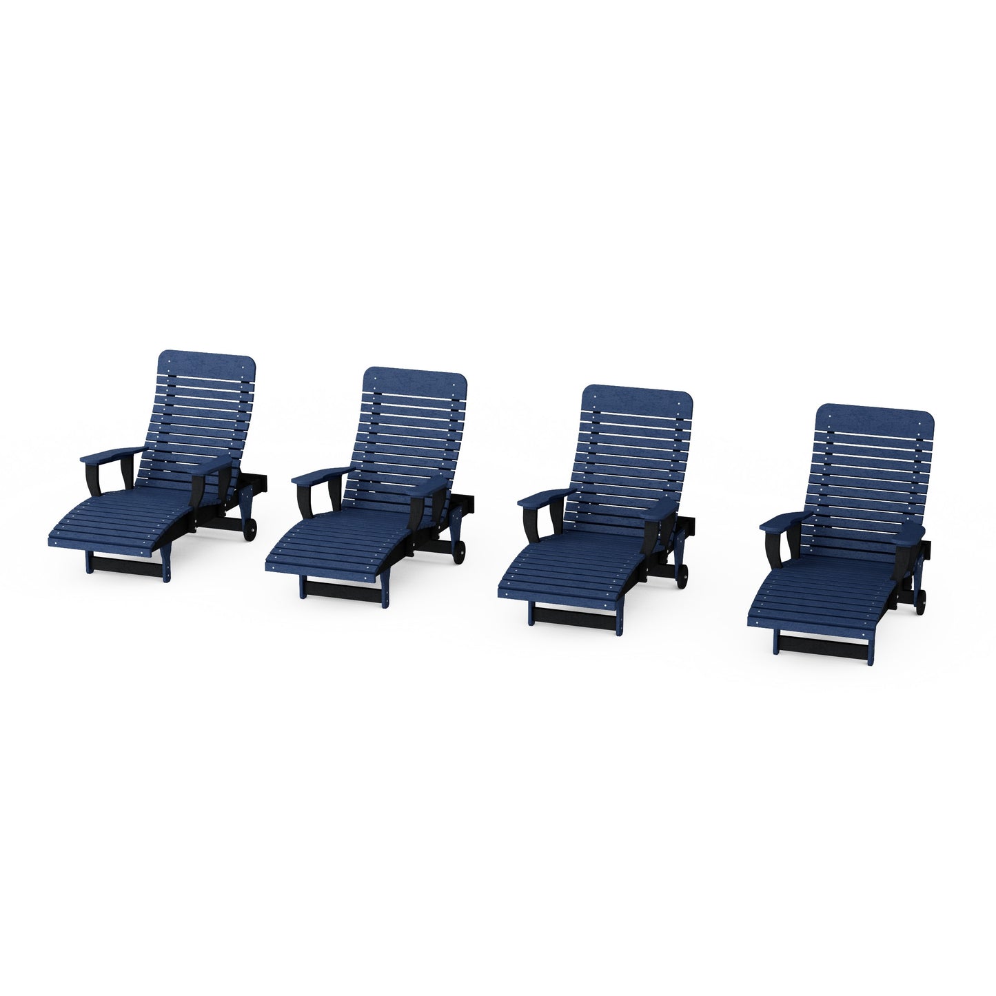 Signature Chaise Lounge with Arms Set of 4