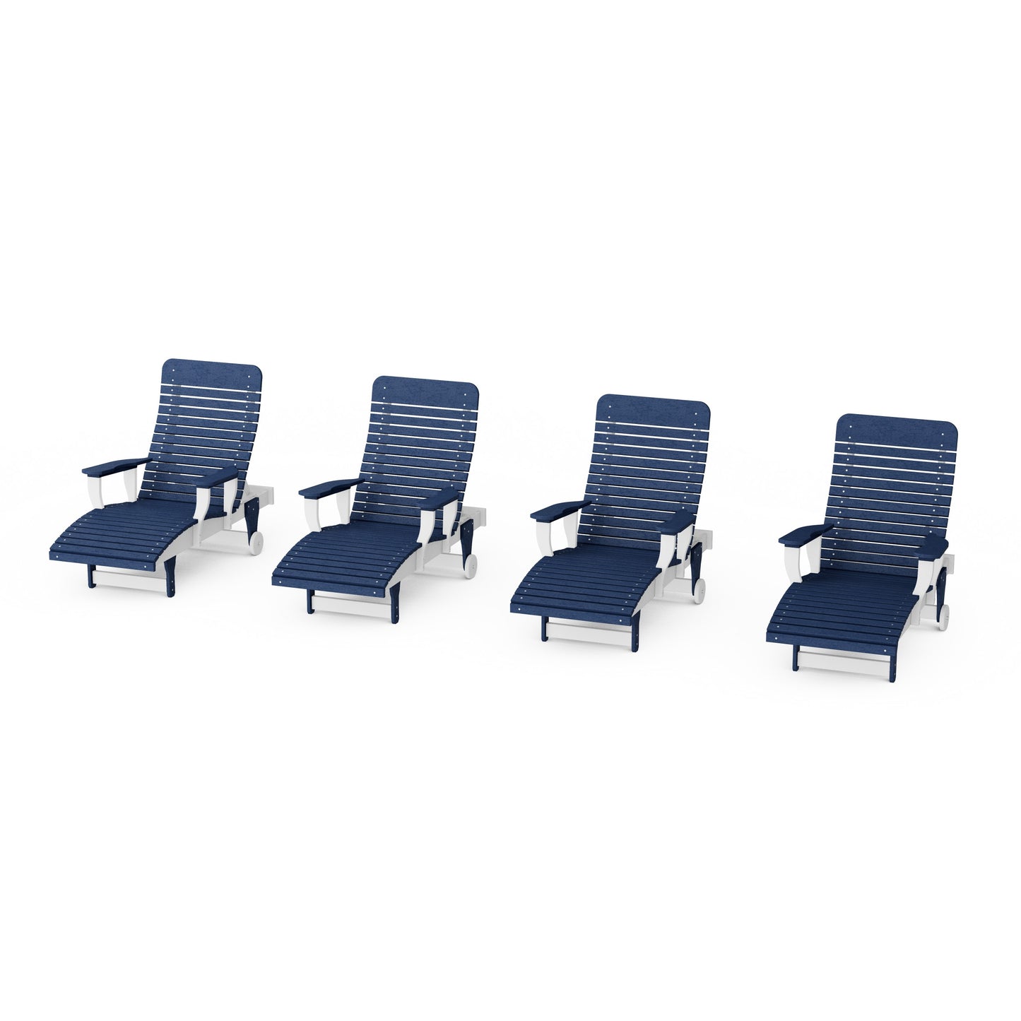 Signature Chaise Lounge with Arms Set of 4