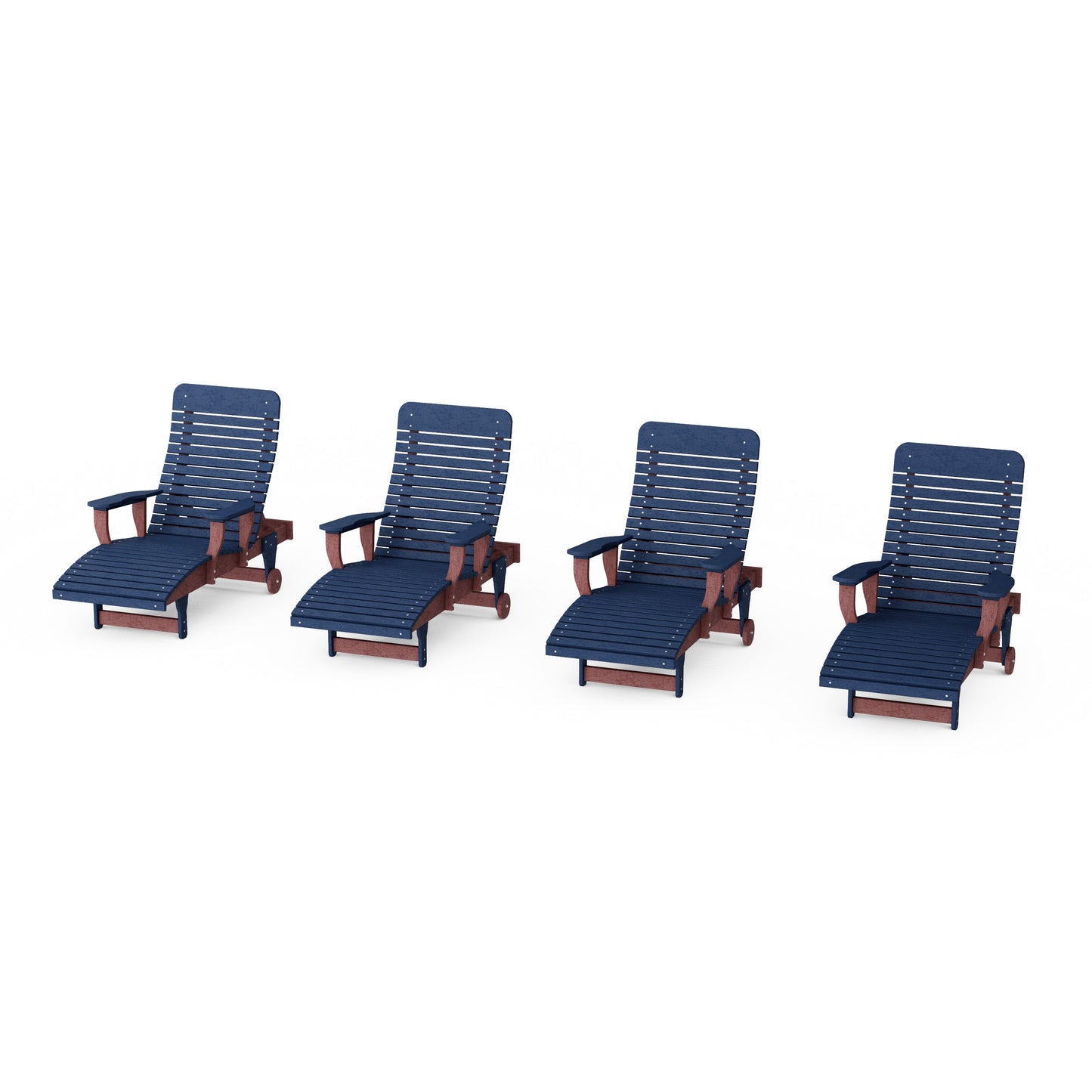 Signature Chaise Lounge with Arms Set of 4