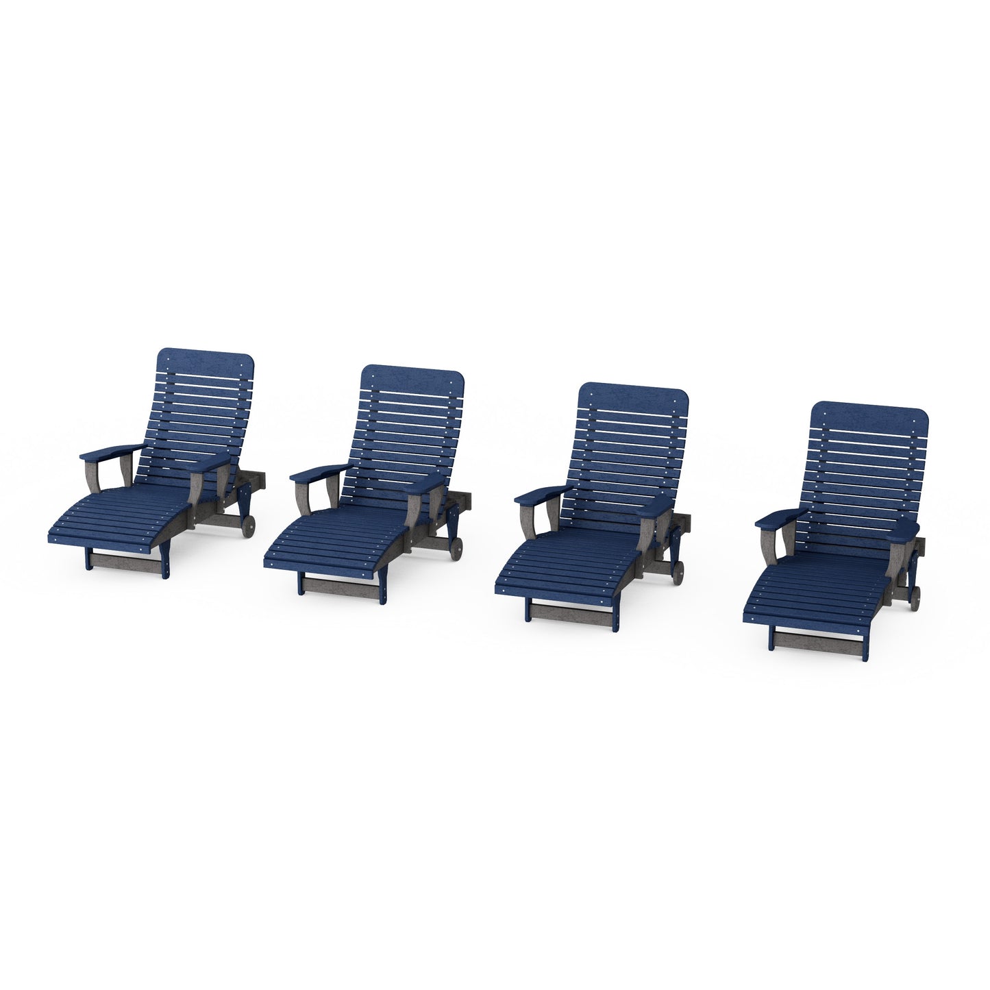 Signature Chaise Lounge with Arms Set of 4