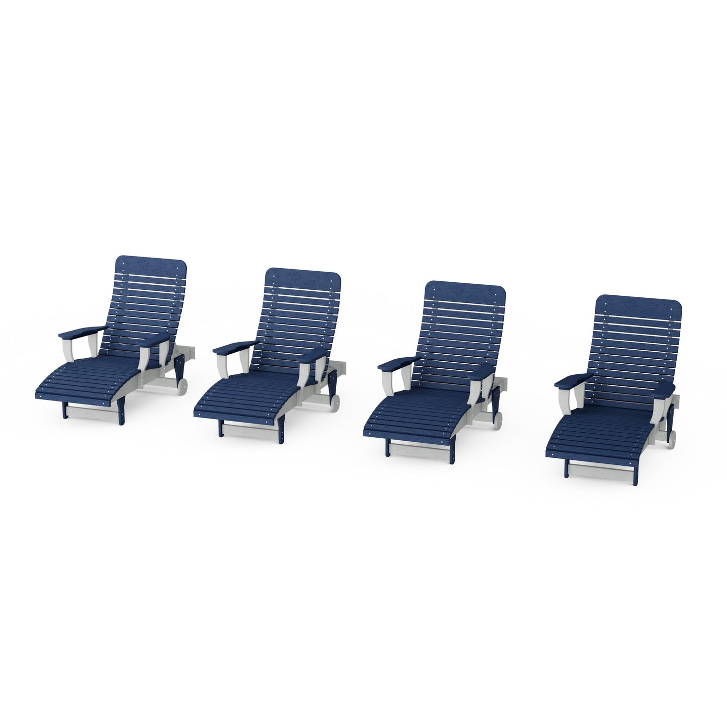Signature Chaise Lounge with Arms Set of 4