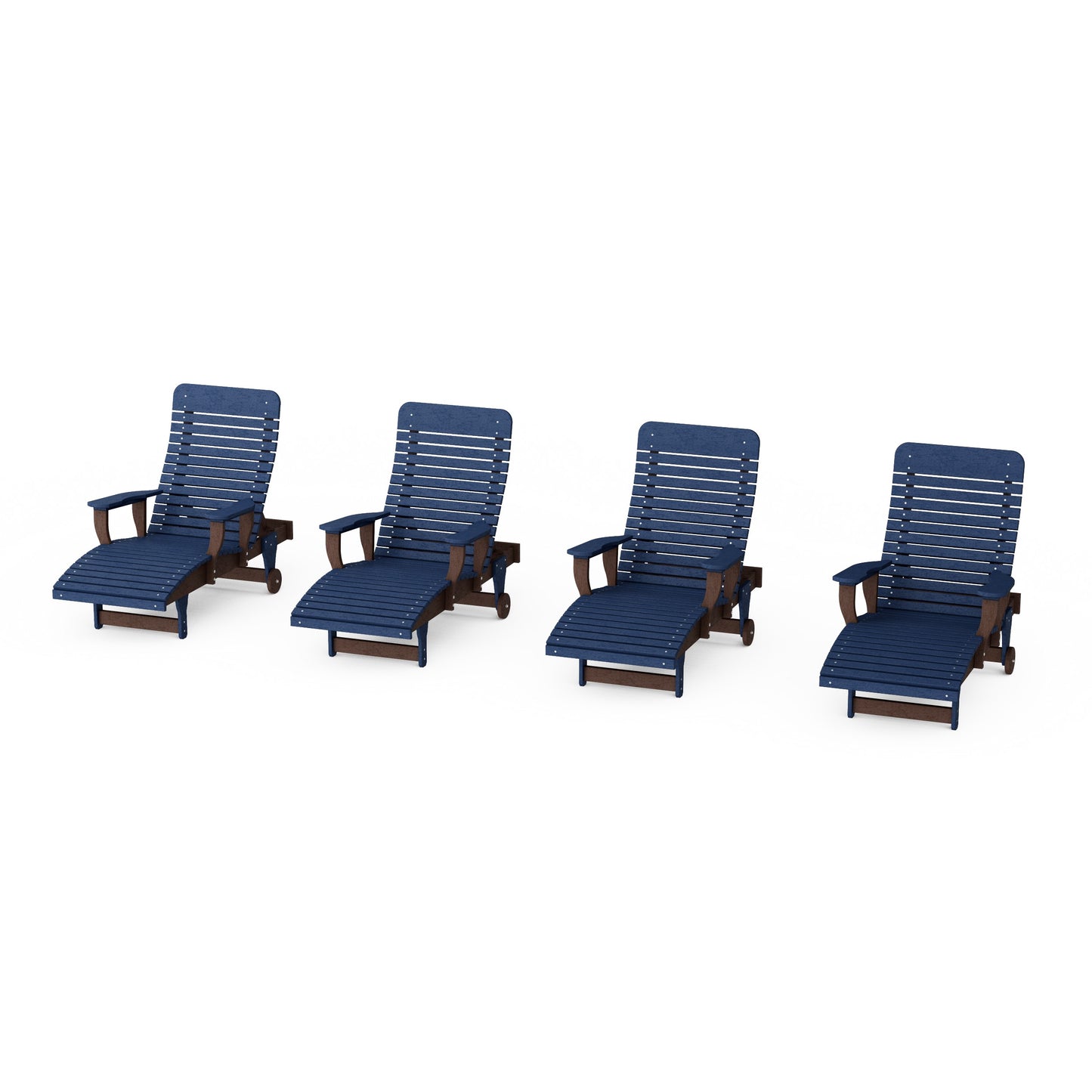 Signature Chaise Lounge with Arms Set of 4