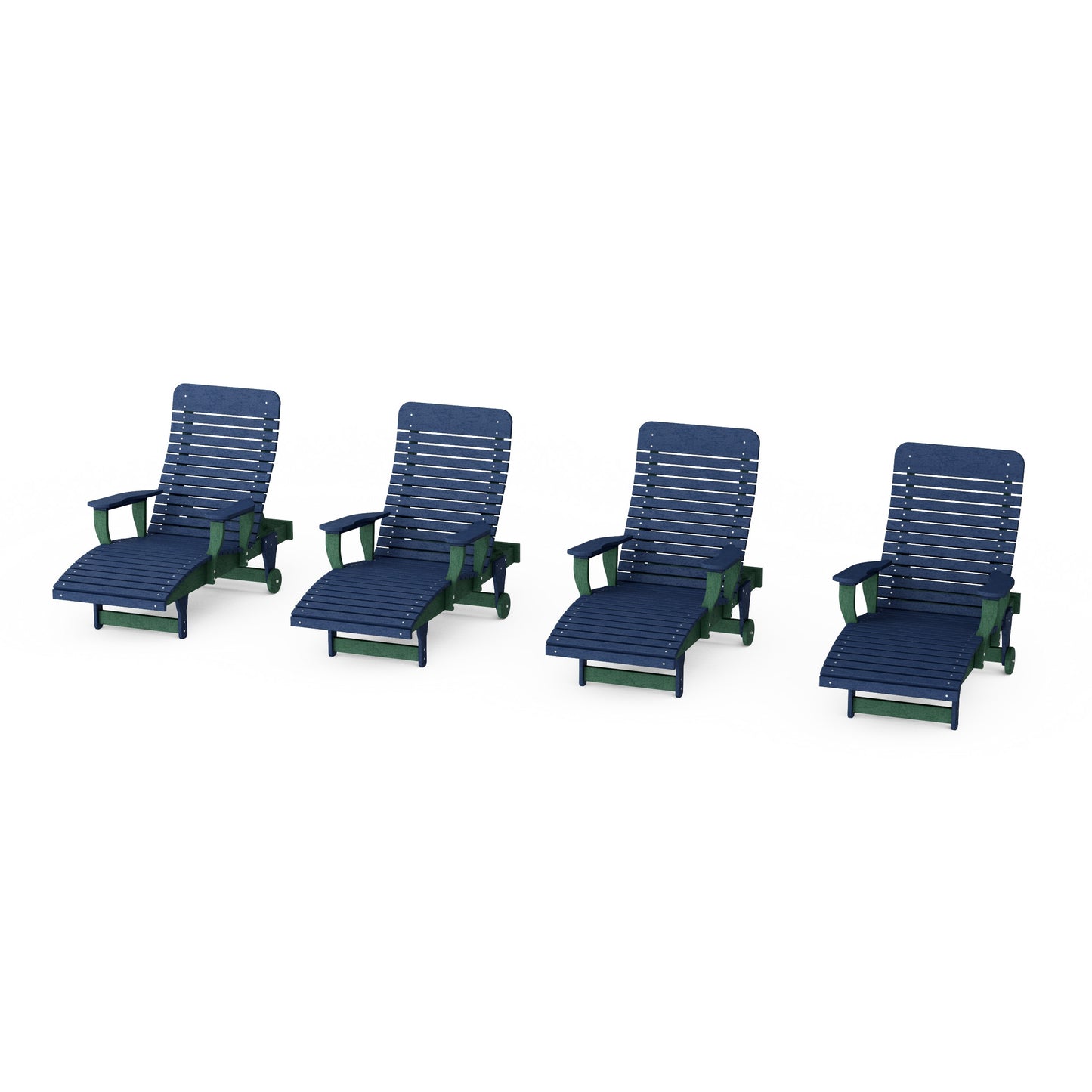 Signature Chaise Lounge with Arms Set of 4