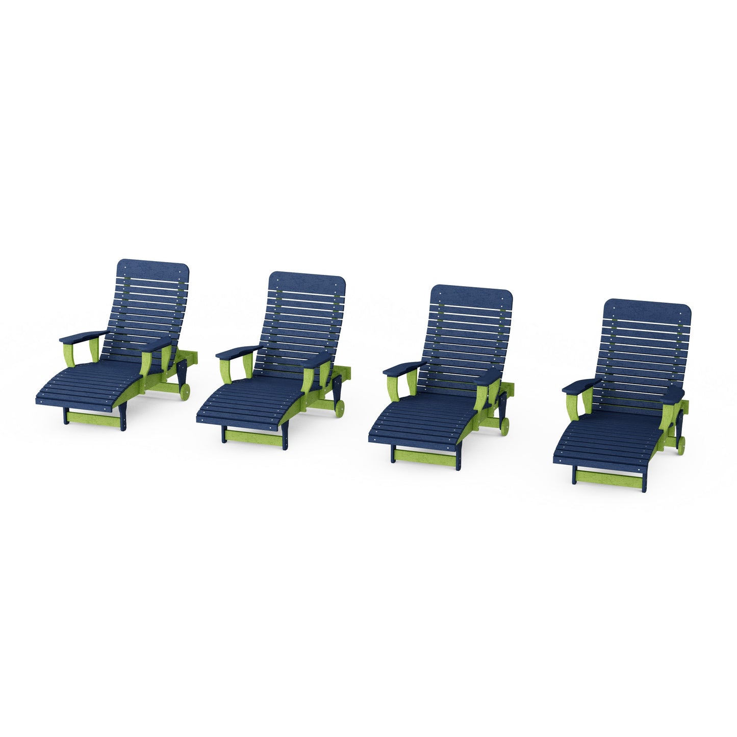 Signature Chaise Lounge with Arms Set of 4
