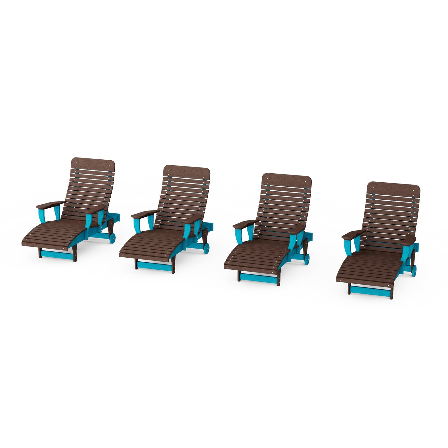 Signature Chaise Lounge with Arms Set of 4