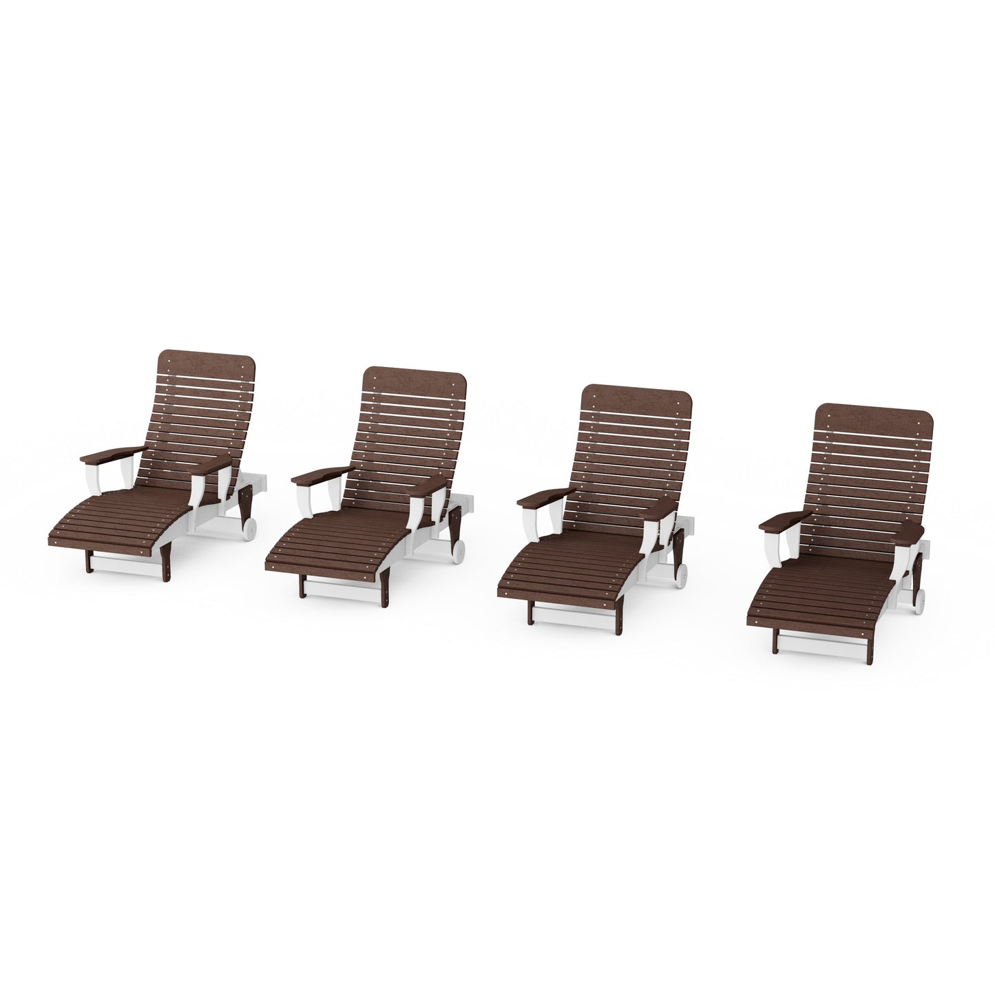 Signature Chaise Lounge with Arms Set of 4
