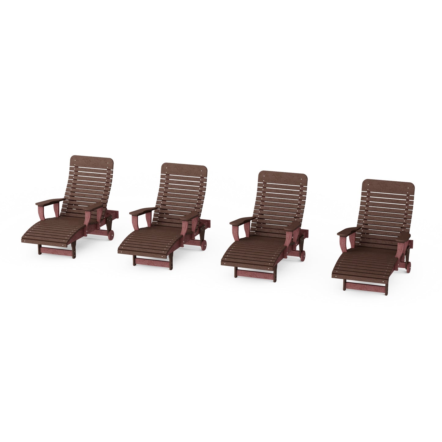 Signature Chaise Lounge with Arms Set of 4