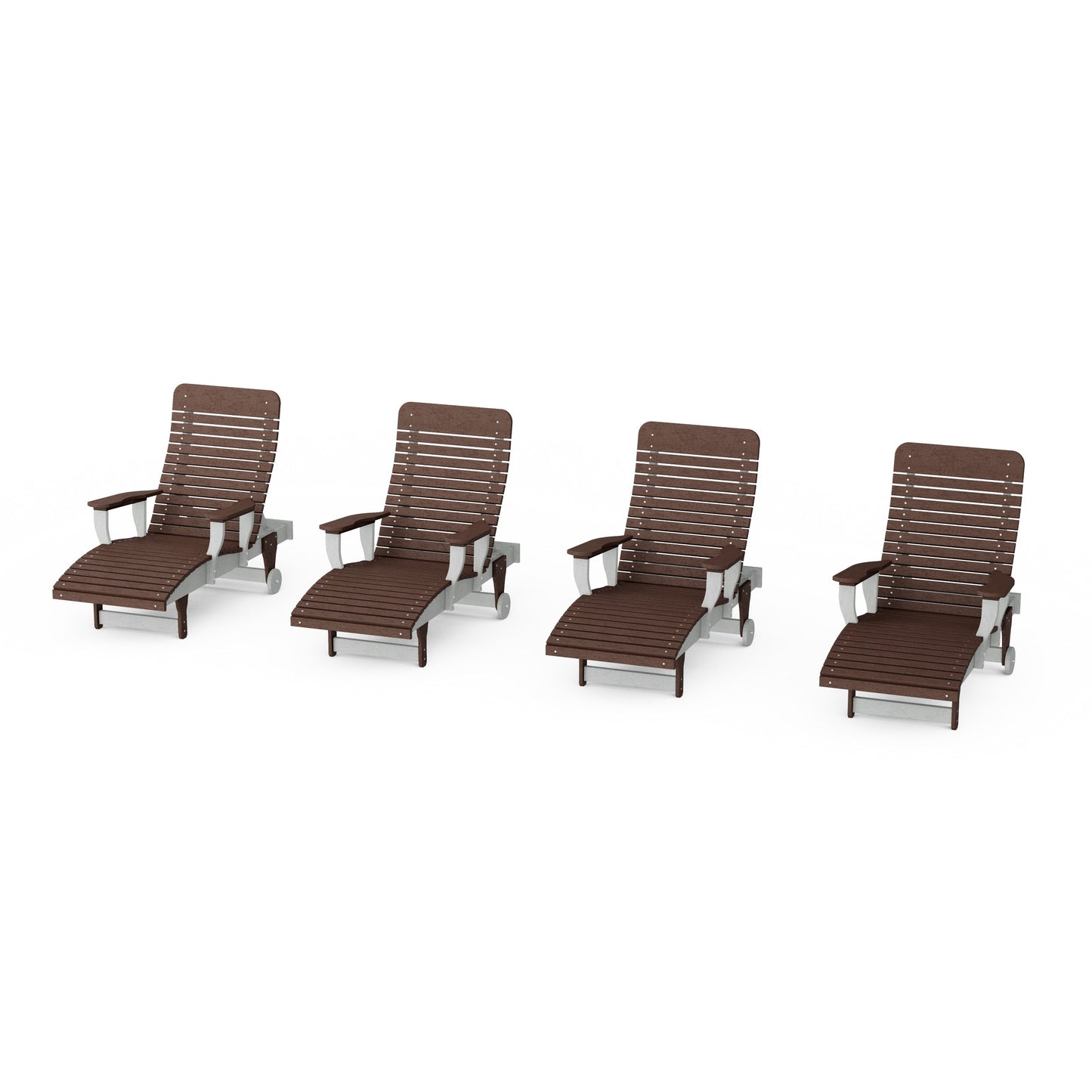 Signature Chaise Lounge with Arms Set of 4