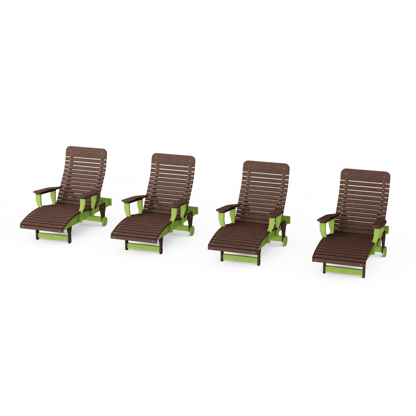 Signature Chaise Lounge with Arms Set of 4