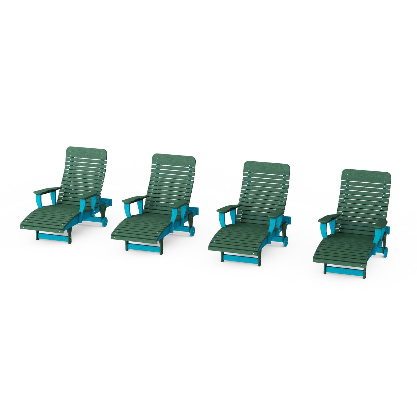 Signature Chaise Lounge with Arms Set of 4