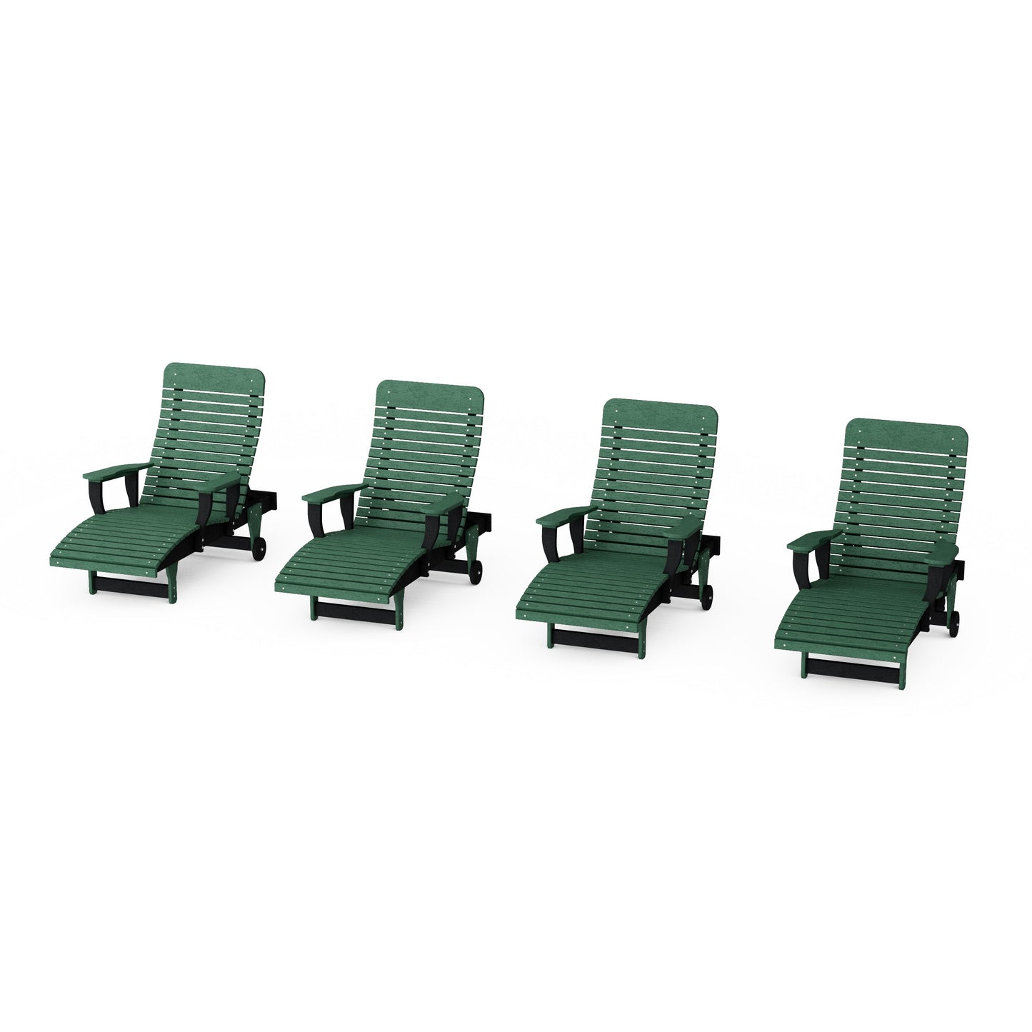 Signature Chaise Lounge with Arms Set of 4