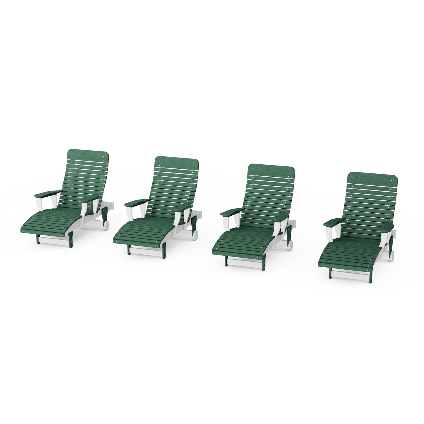 Signature Chaise Lounge with Arms Set of 4