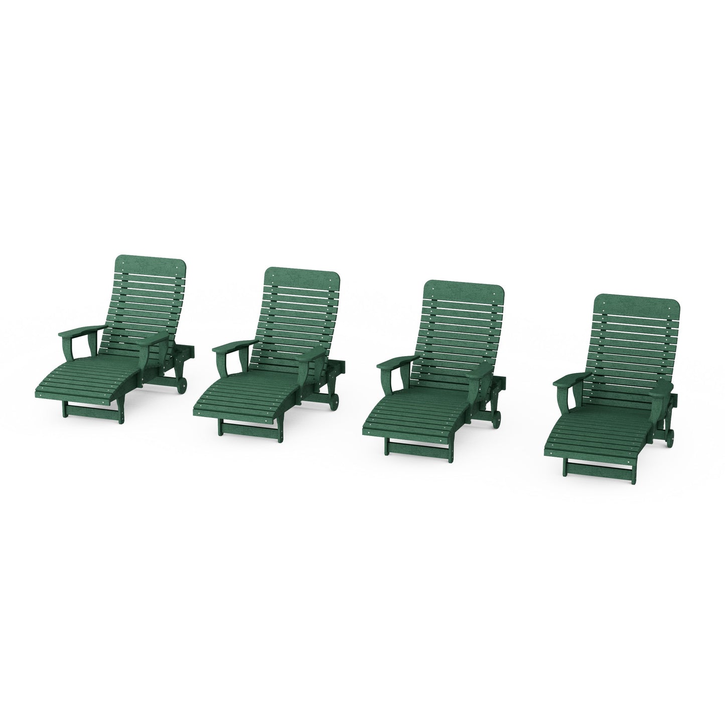 Signature Chaise Lounge with Arms Set of 4