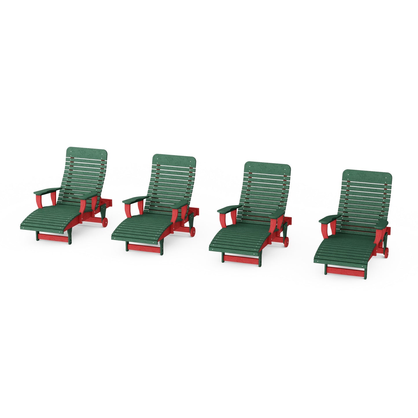 Signature Chaise Lounge with Arms Set of 4