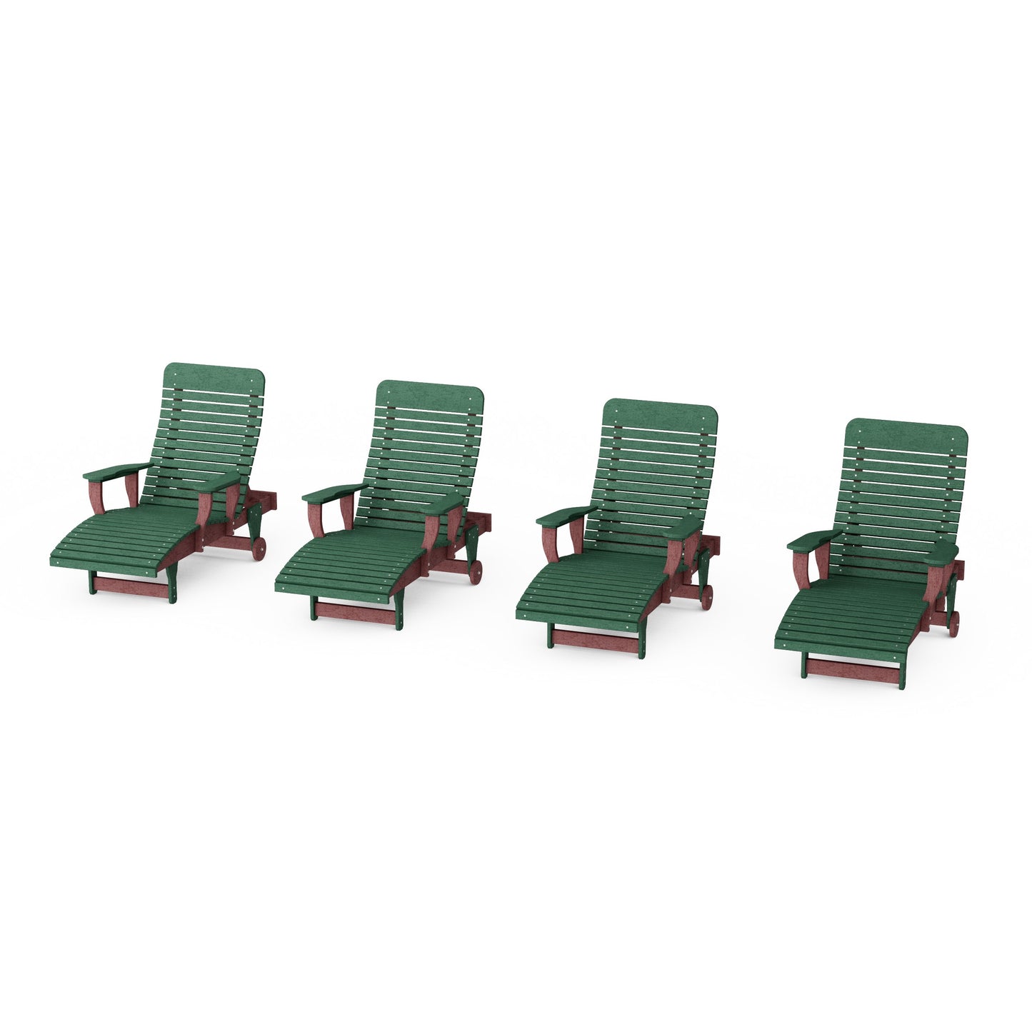 Signature Chaise Lounge with Arms Set of 4