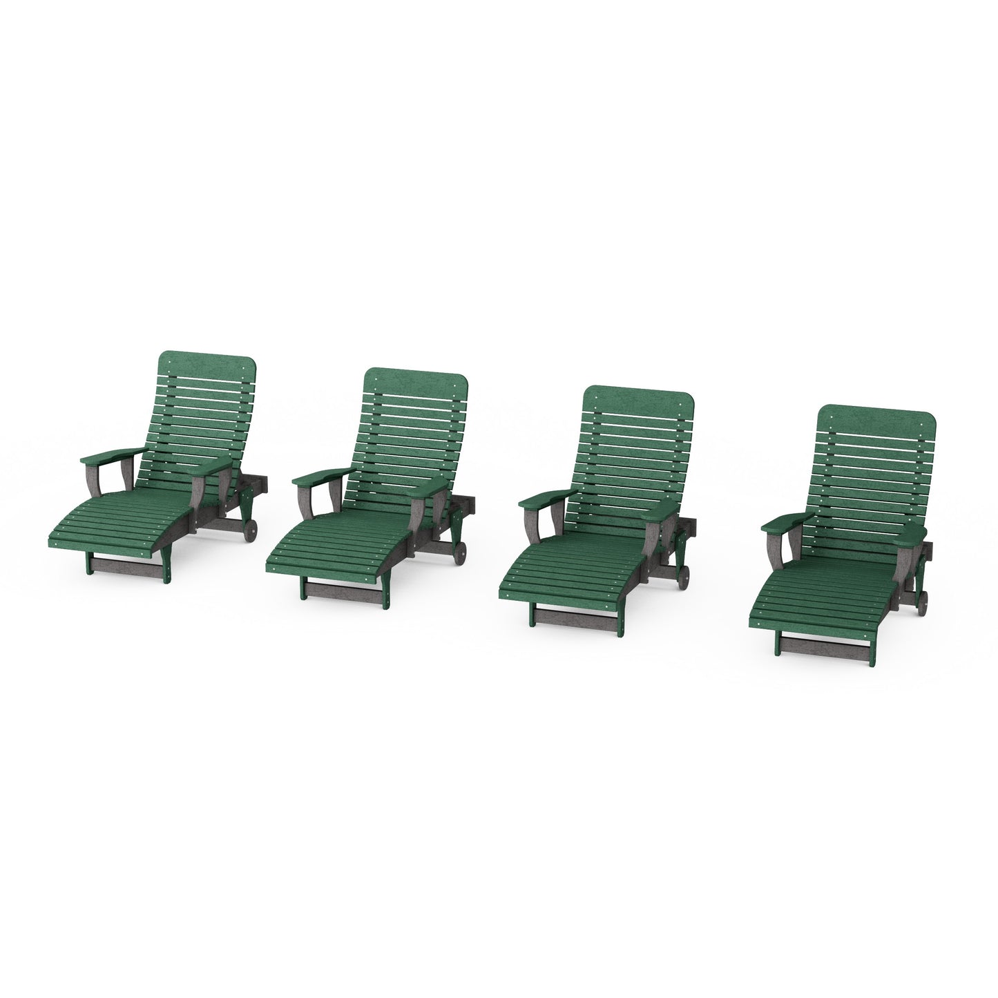 Signature Chaise Lounge with Arms Set of 4