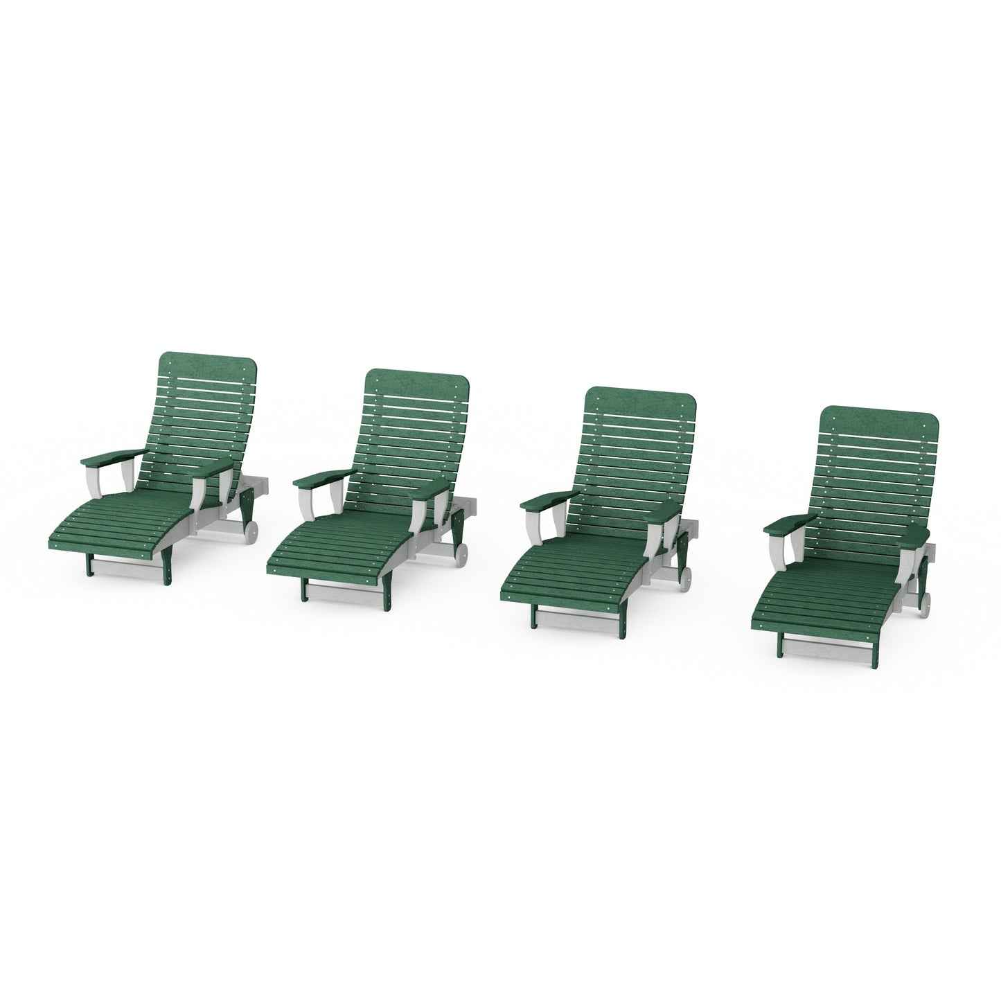 Signature Chaise Lounge with Arms Set of 4