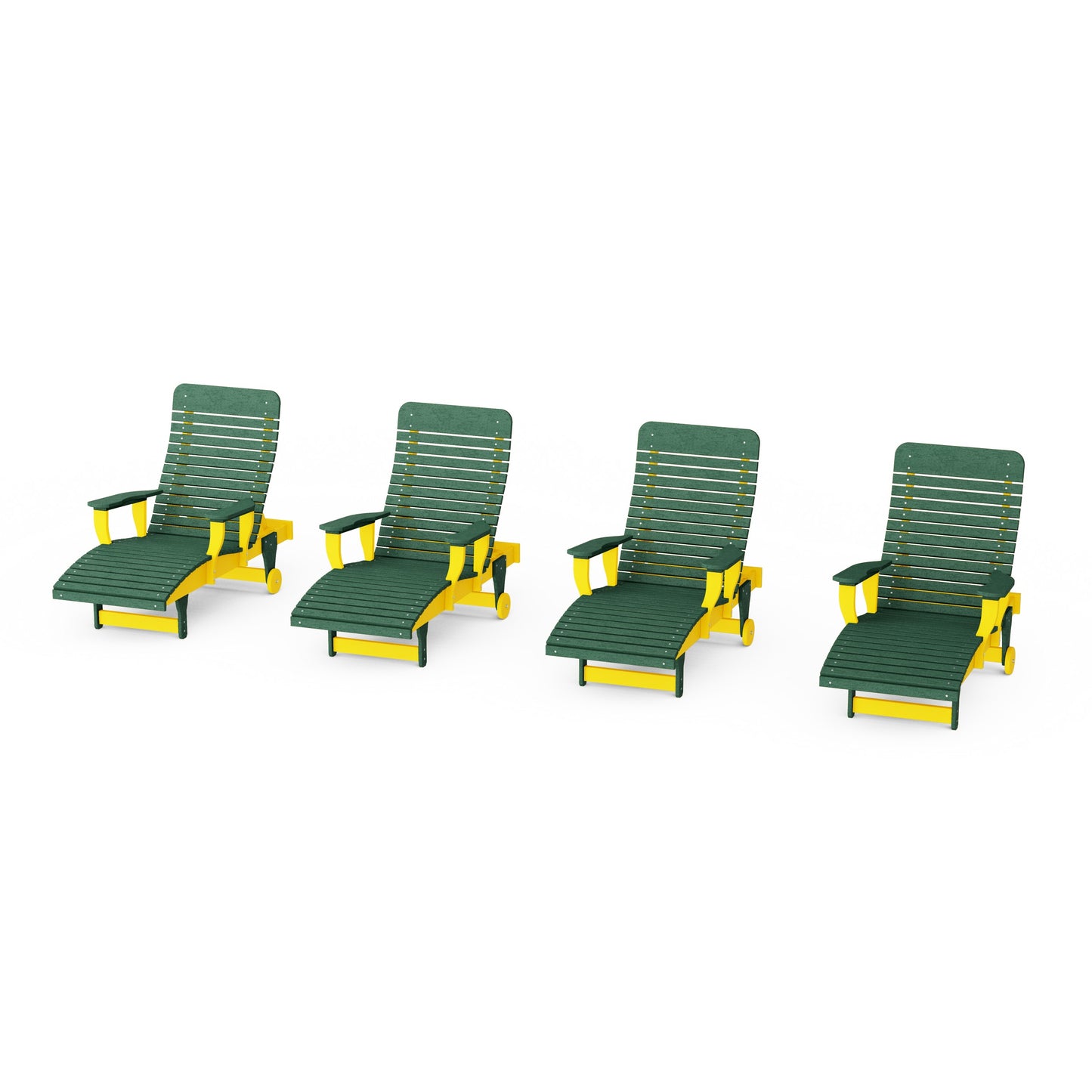 Signature Chaise Lounge with Arms Set of 4