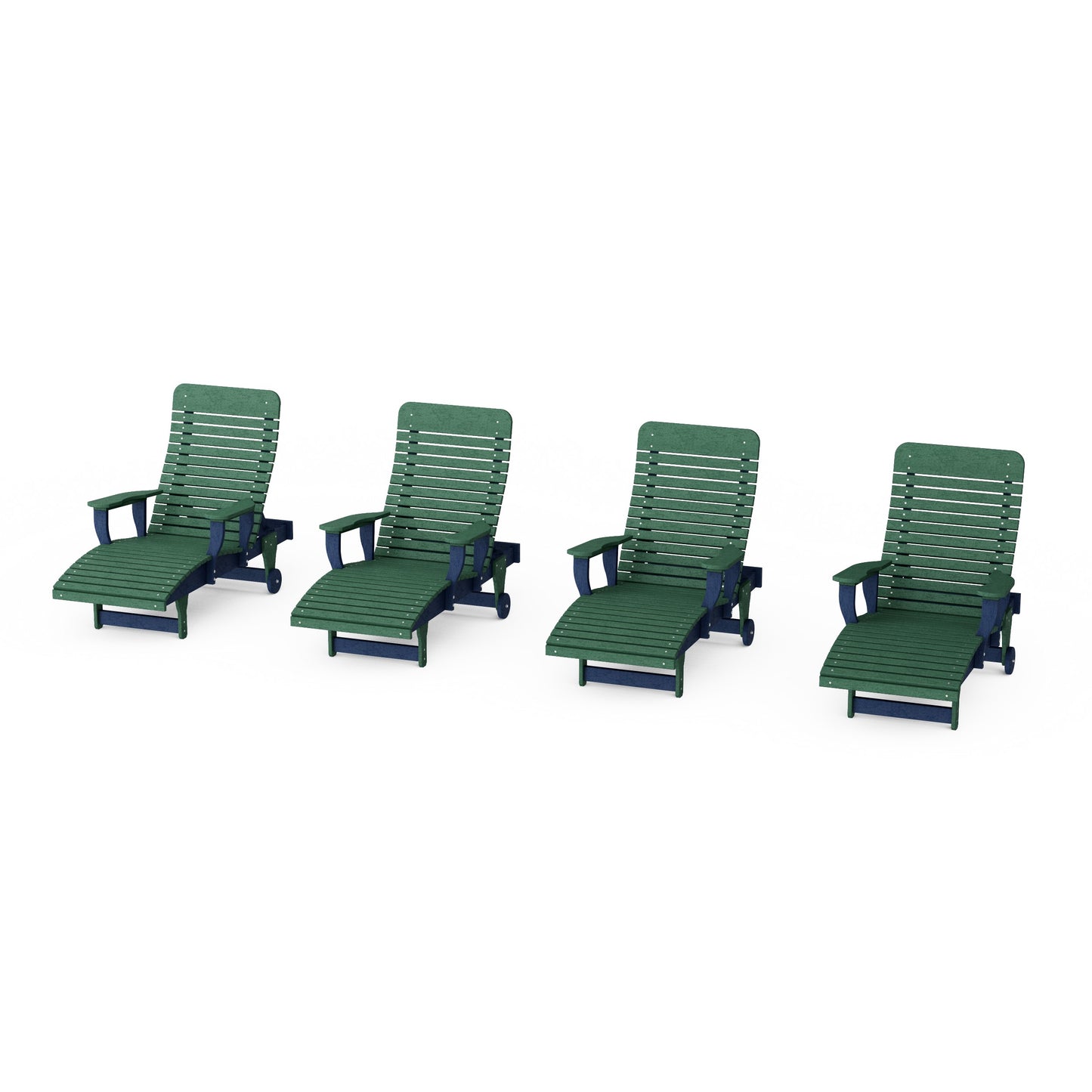 Signature Chaise Lounge with Arms Set of 4