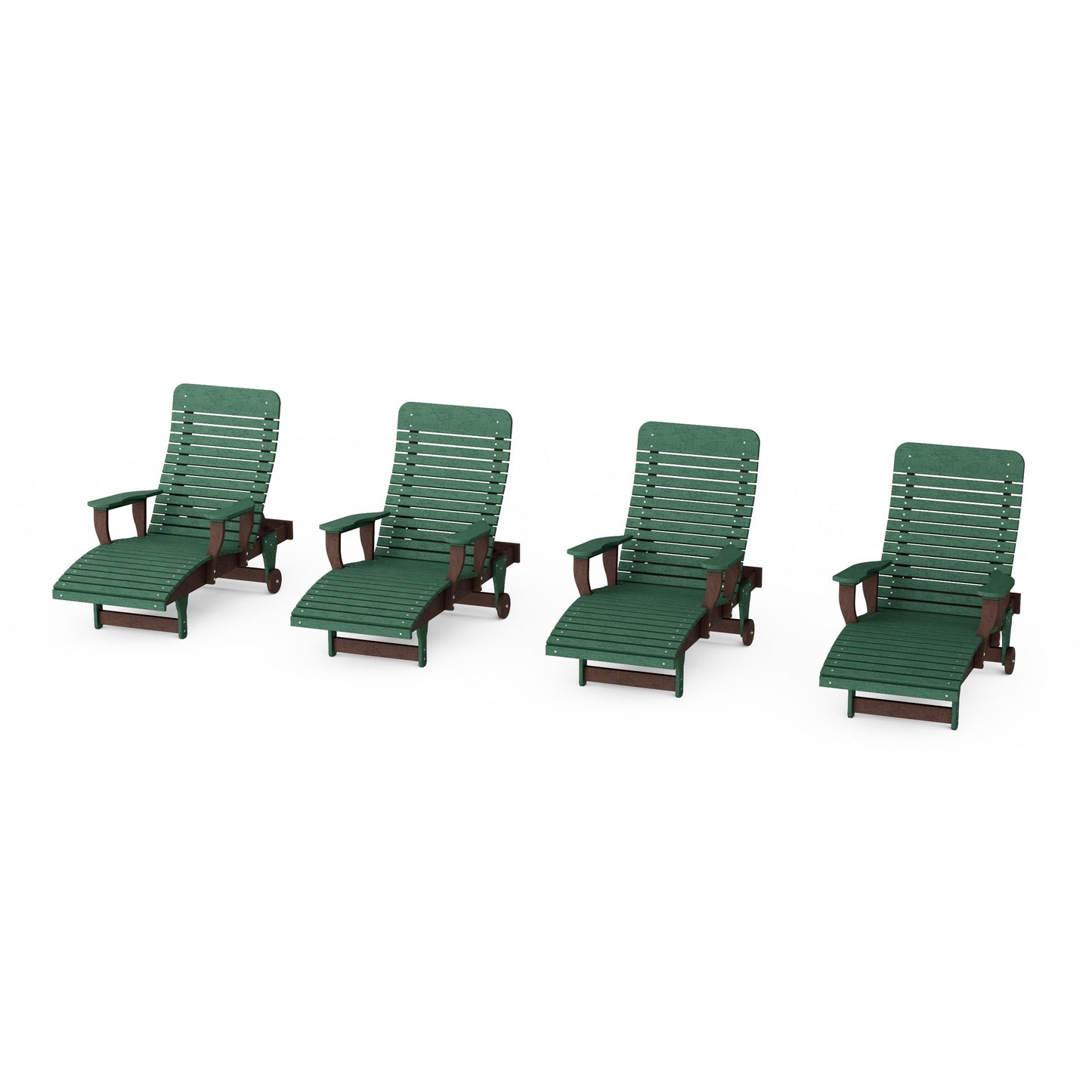 Signature Chaise Lounge with Arms Set of 4