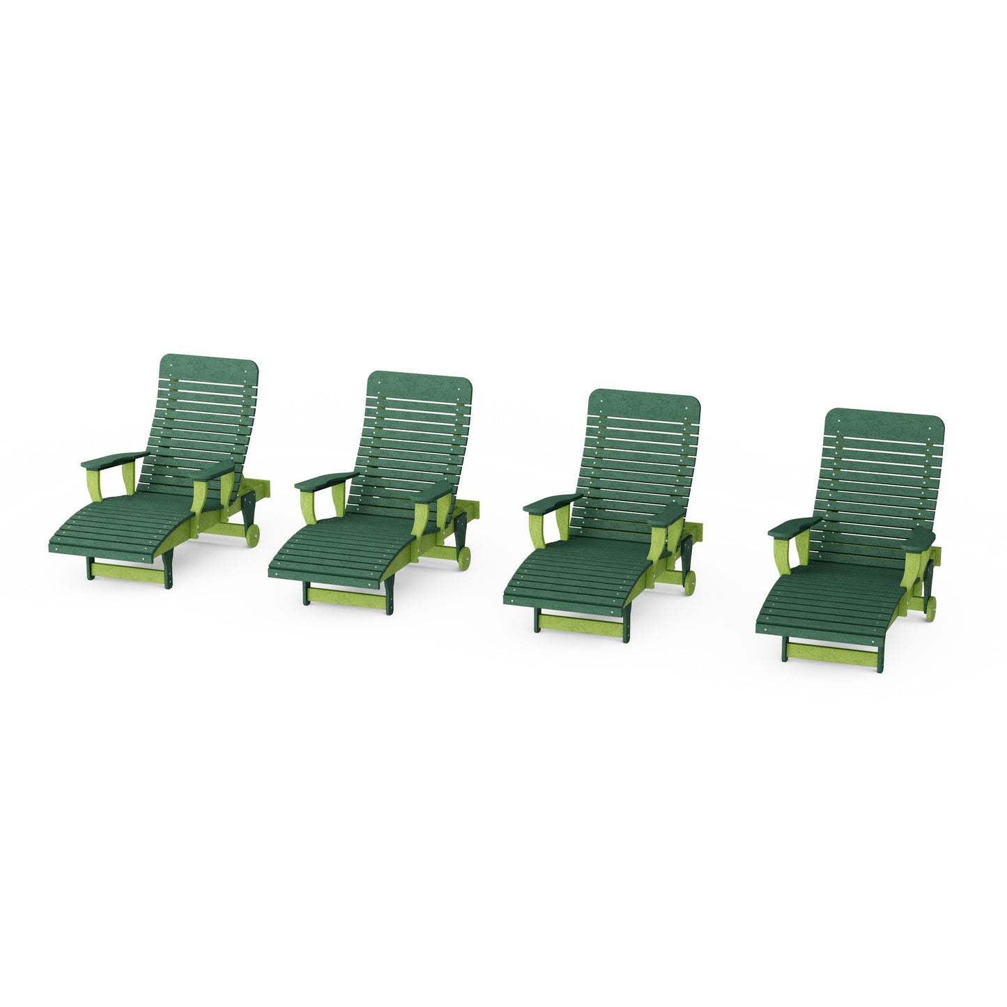 Signature Chaise Lounge with Arms Set of 4