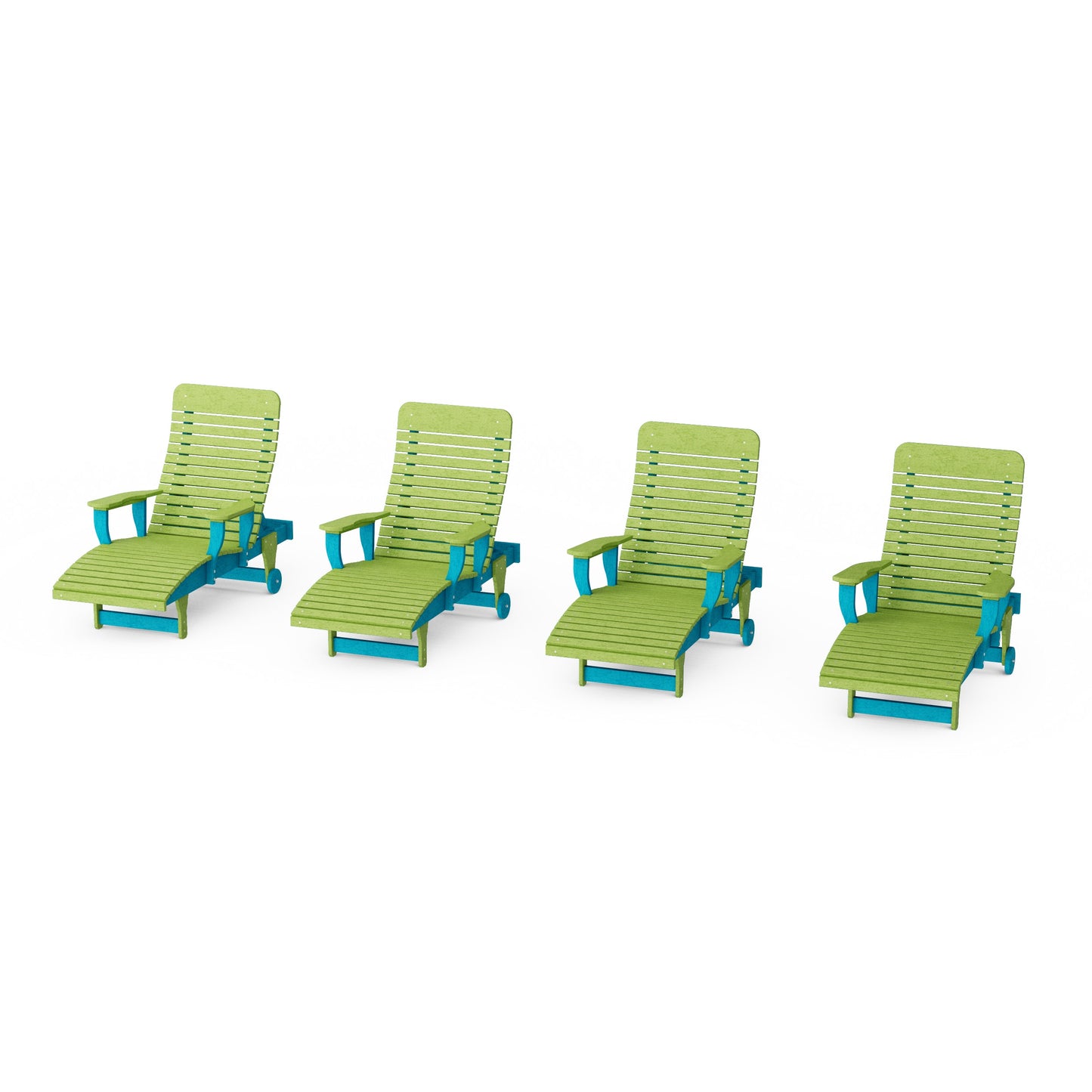 Signature Chaise Lounge with Arms Set of 4
