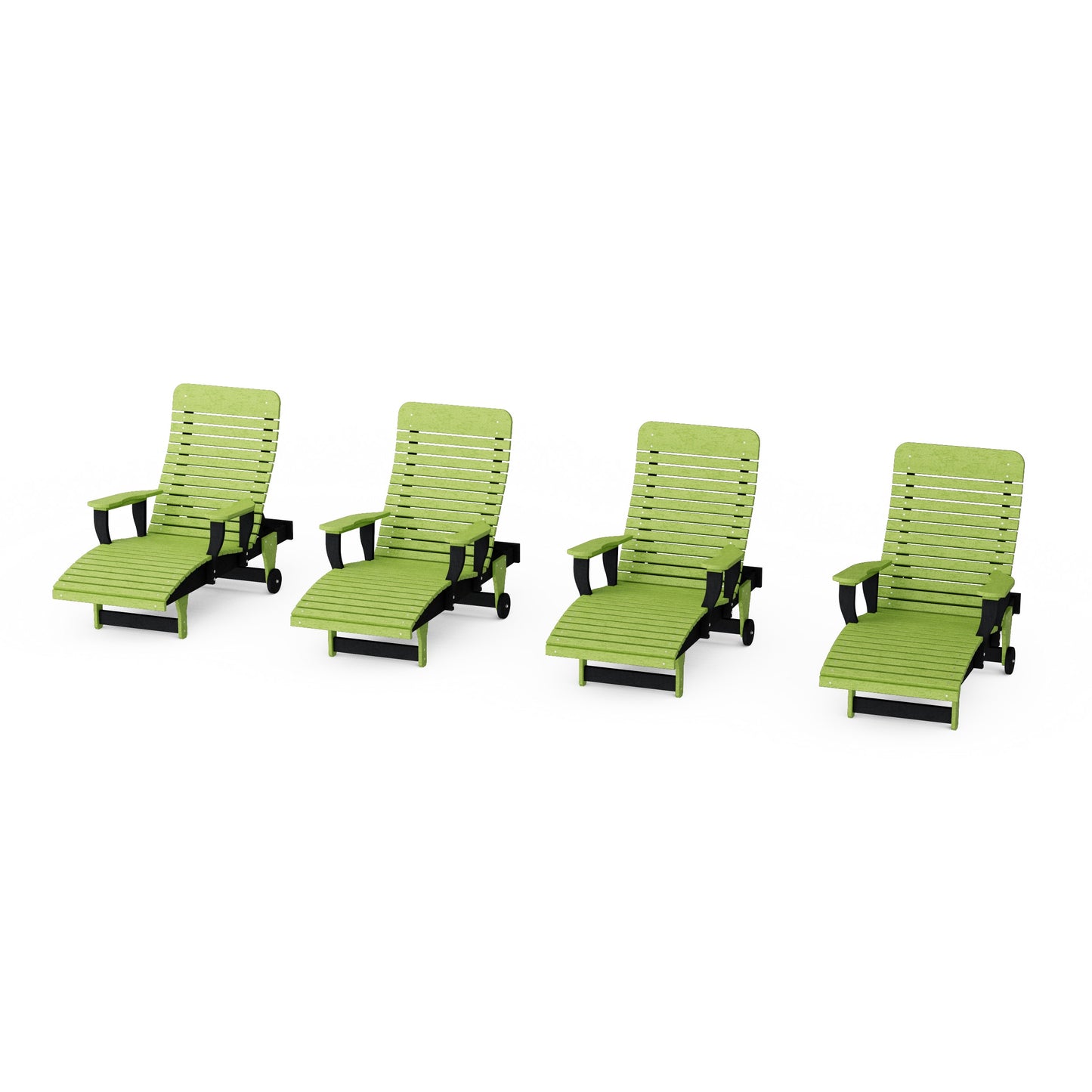 Signature Chaise Lounge with Arms Set of 4