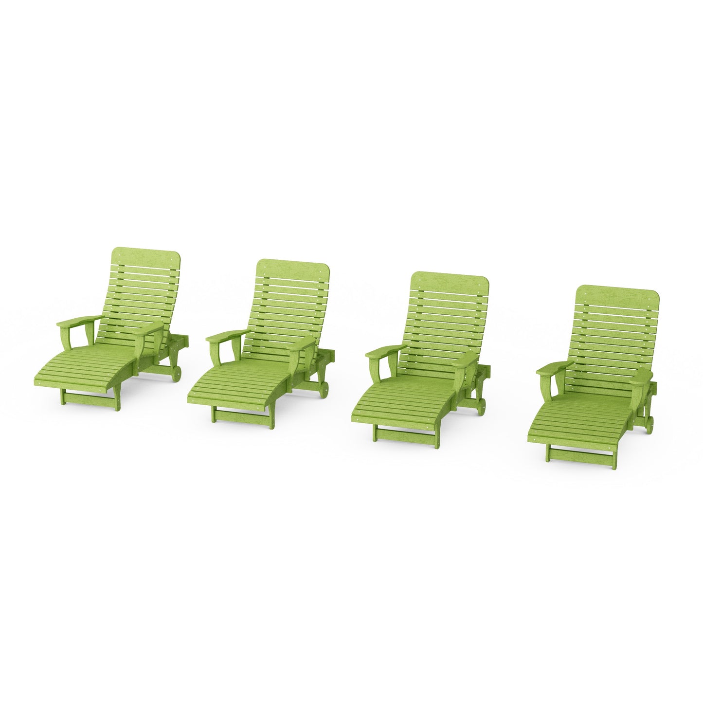 Signature Chaise Lounge with Arms Set of 4