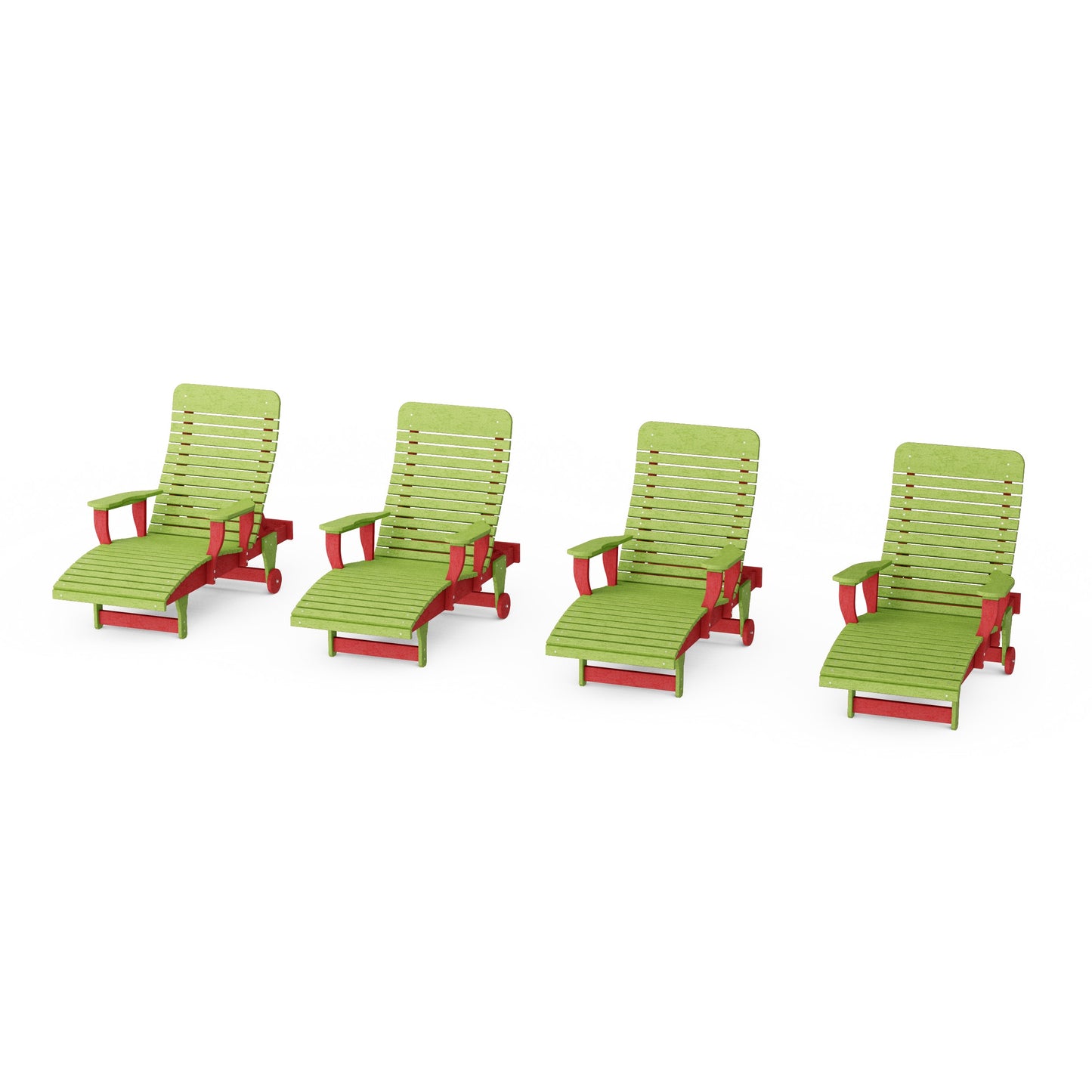 Signature Chaise Lounge with Arms Set of 4