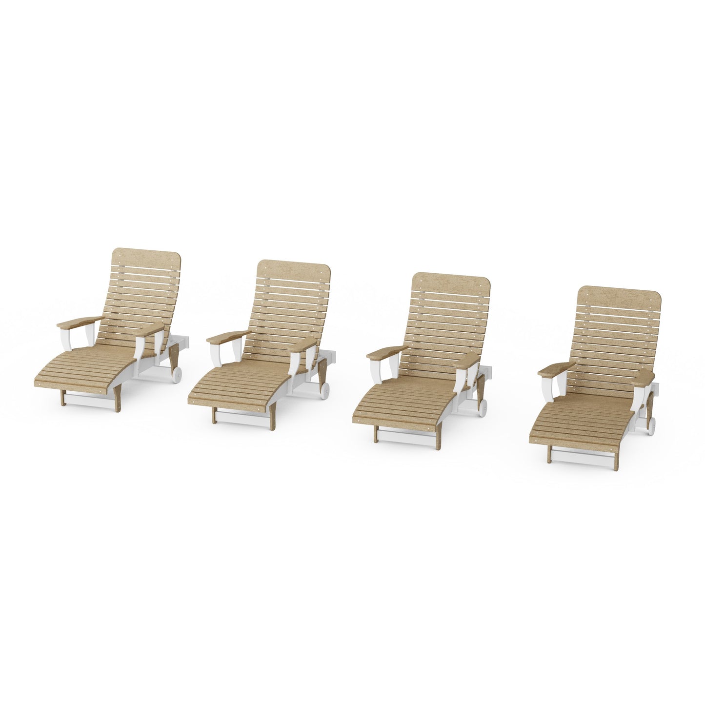Signature Chaise Lounge with Arms Set of 4