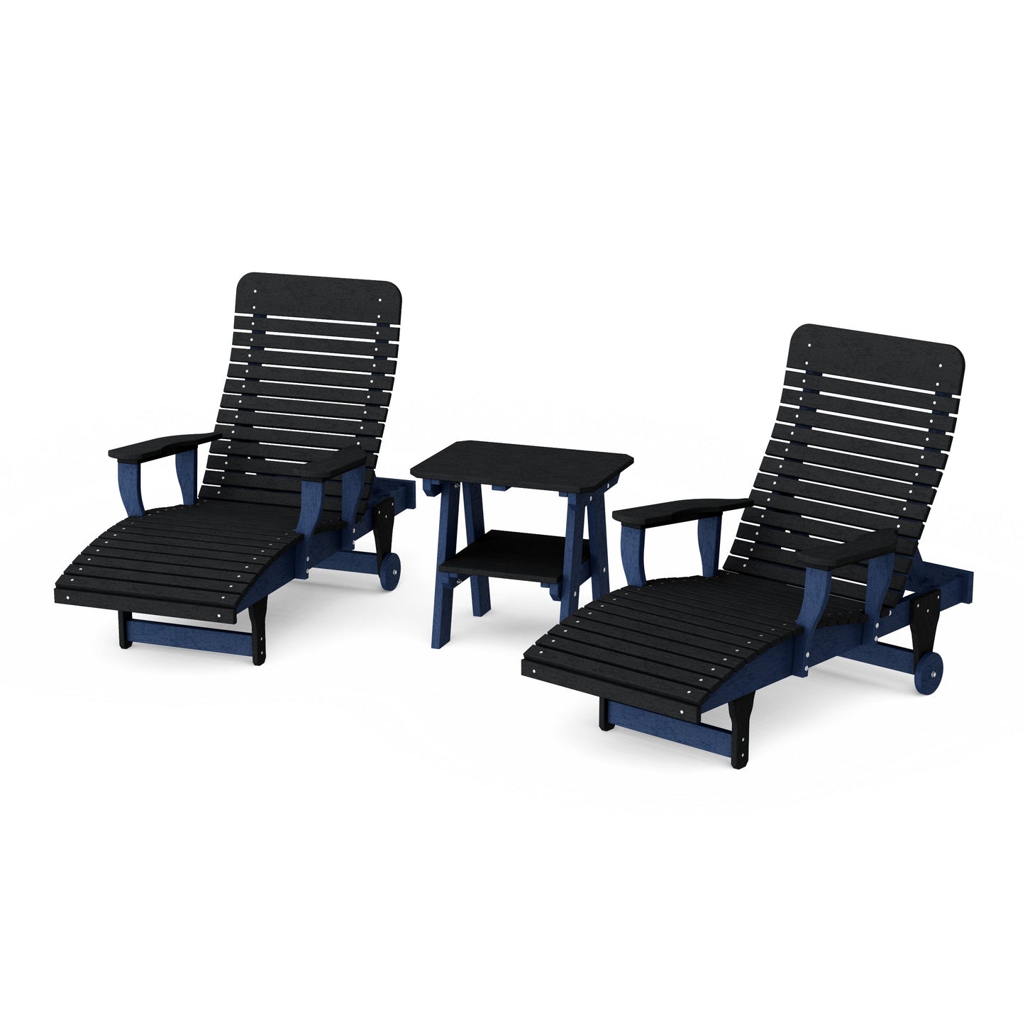 Signature 3-Piece Chaise Lounge with Arms Set