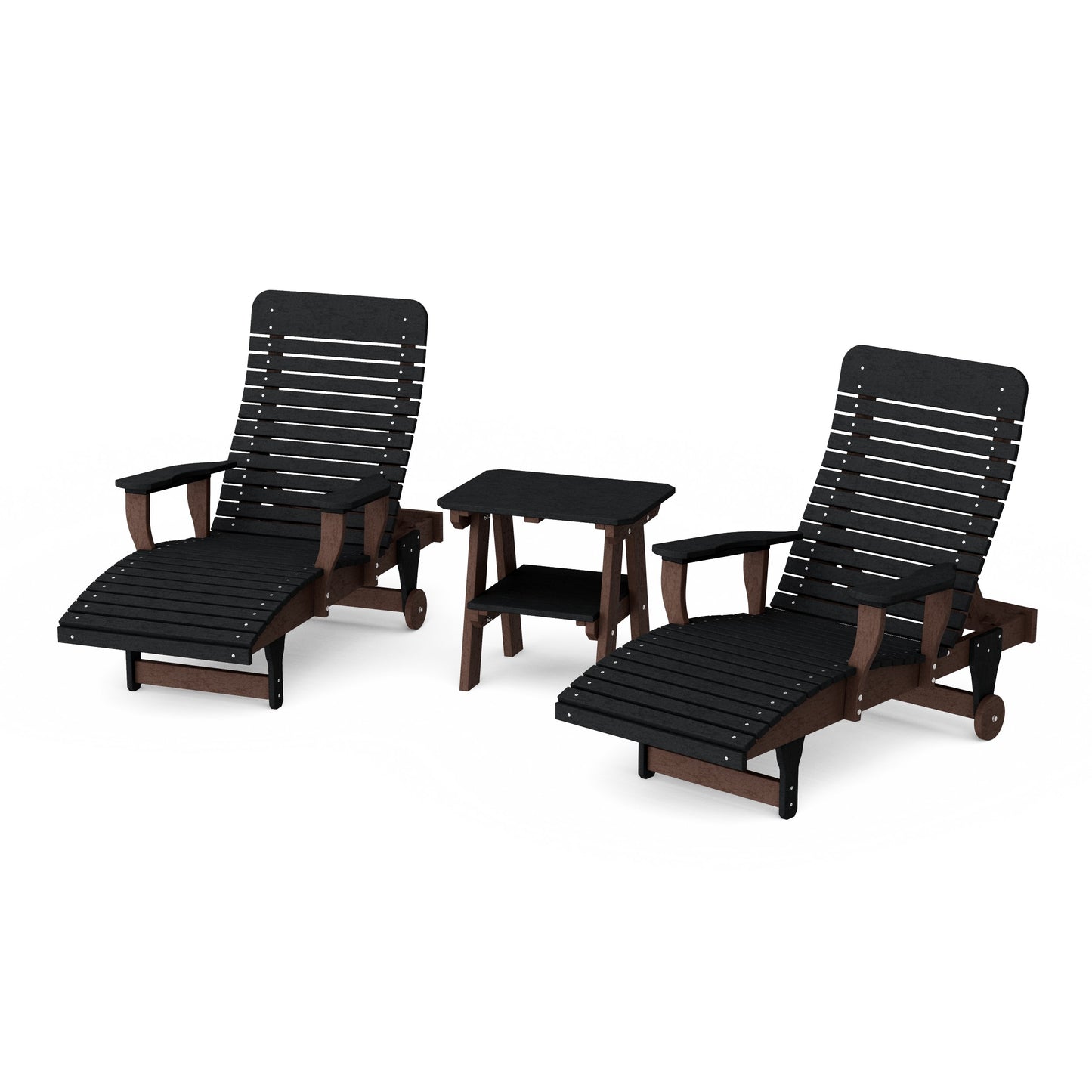 Signature 3-Piece Chaise Lounge with Arms Set