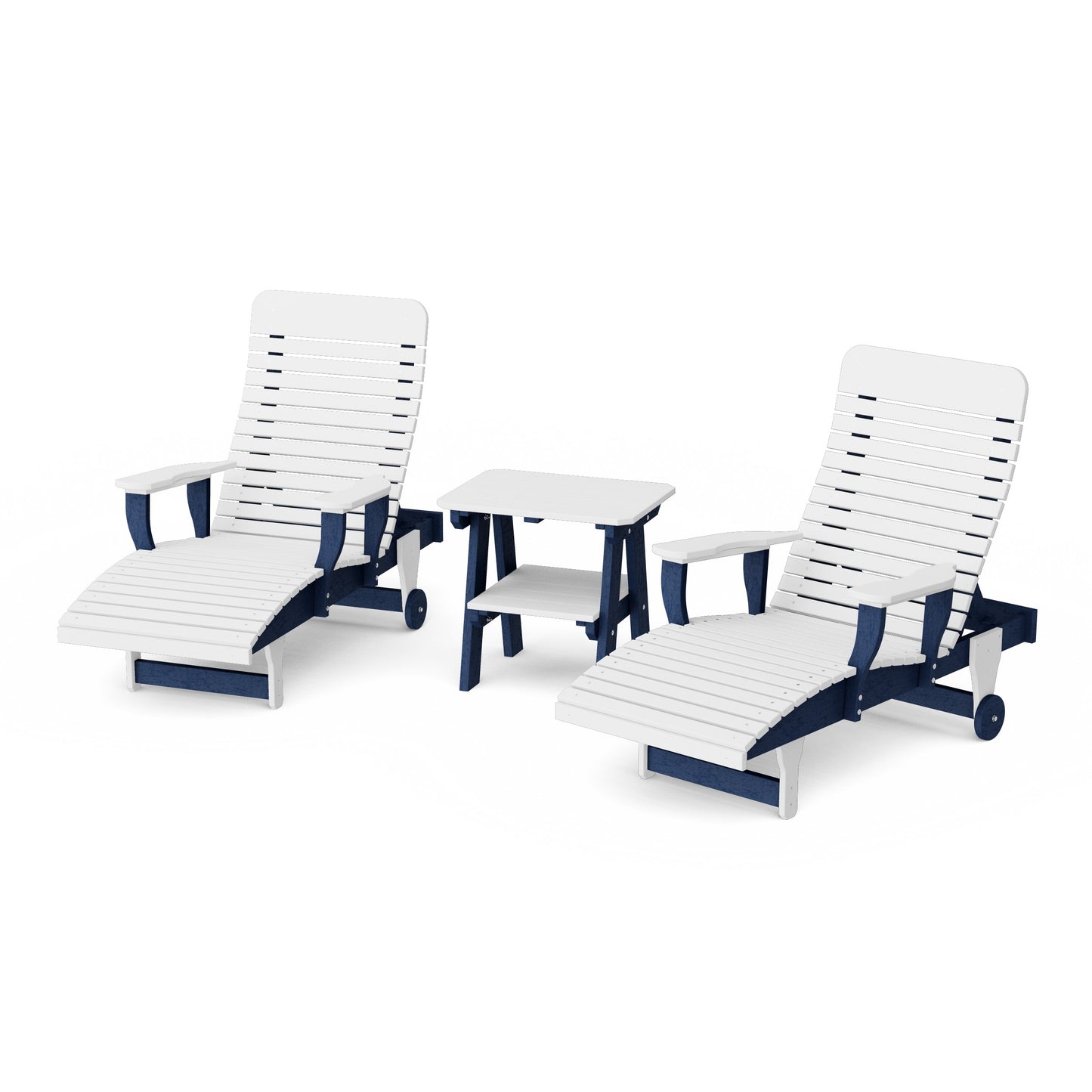 Signature 3-Piece Chaise Lounge with Arms Set