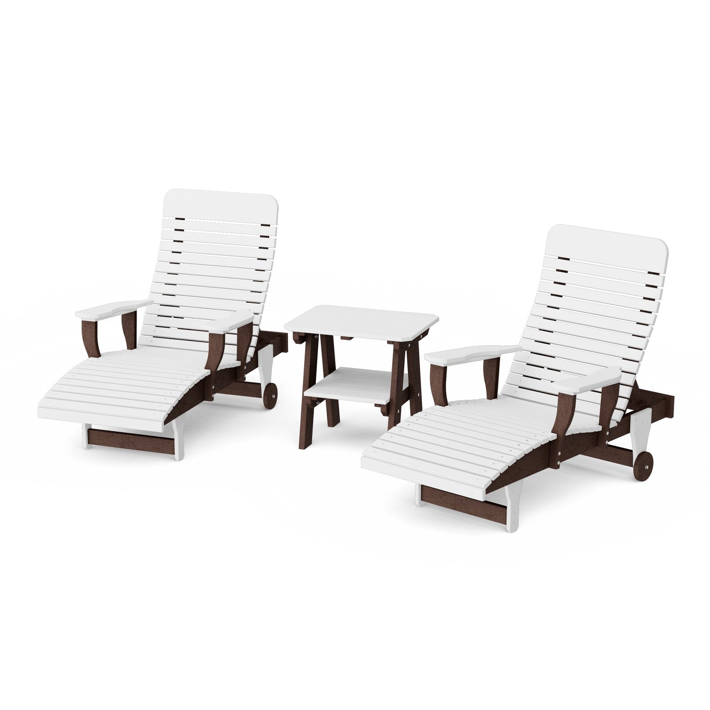 Signature 3-Piece Chaise Lounge with Arms Set