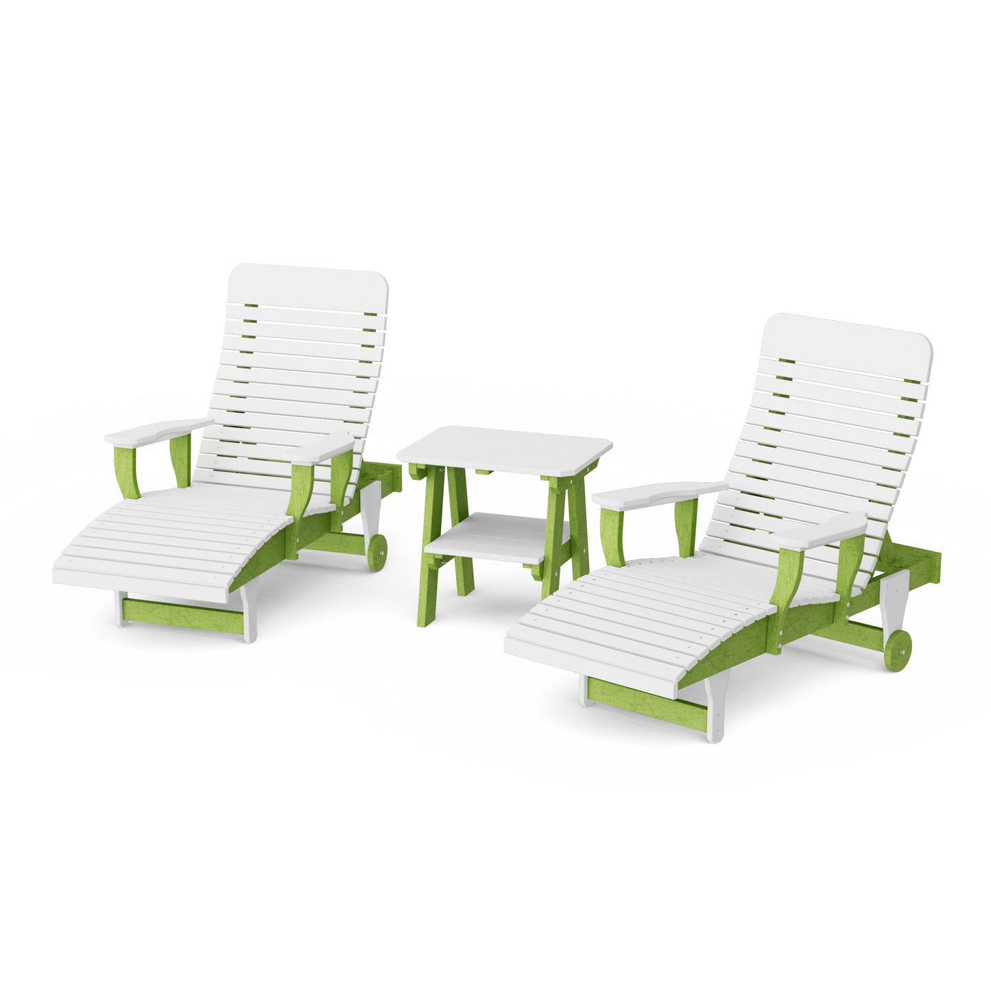 Signature 3-Piece Chaise Lounge with Arms Set