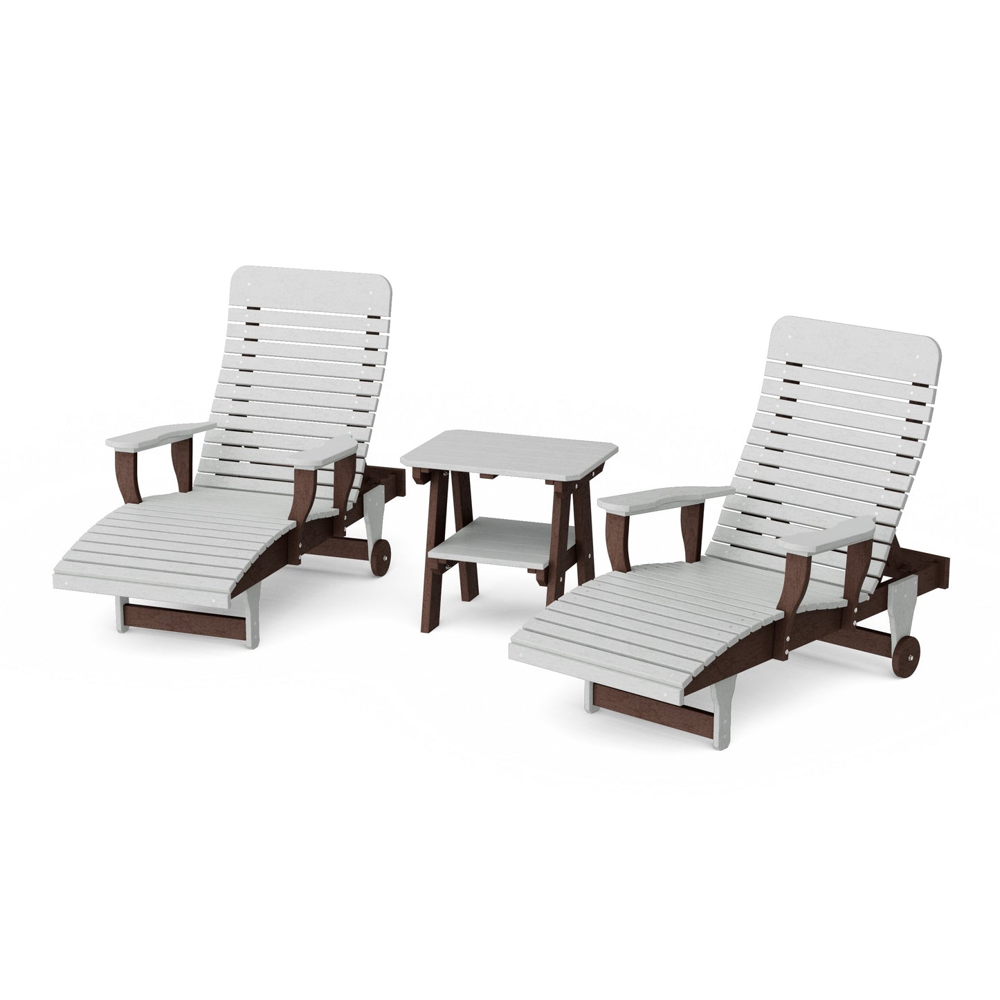 Signature 3-Piece Chaise Lounge with Arms Set