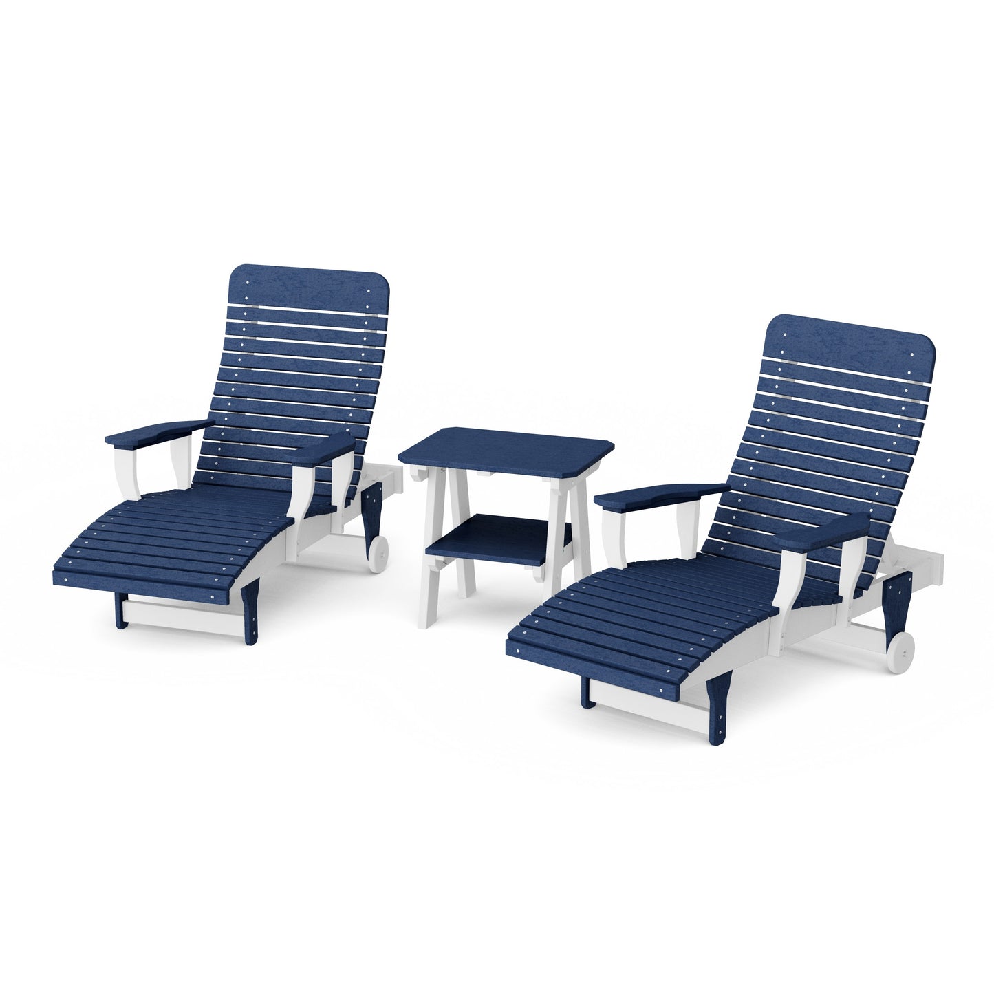 Signature 3-Piece Chaise Lounge with Arms Set