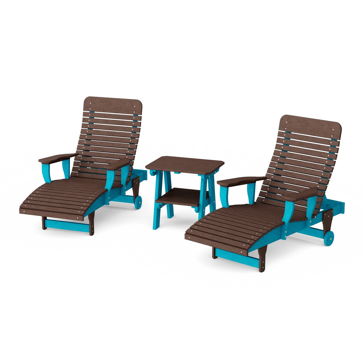 Signature 3-Piece Chaise Lounge with Arms Set