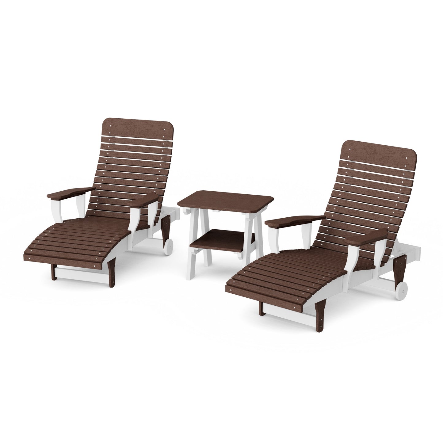 Signature 3-Piece Chaise Lounge with Arms Set