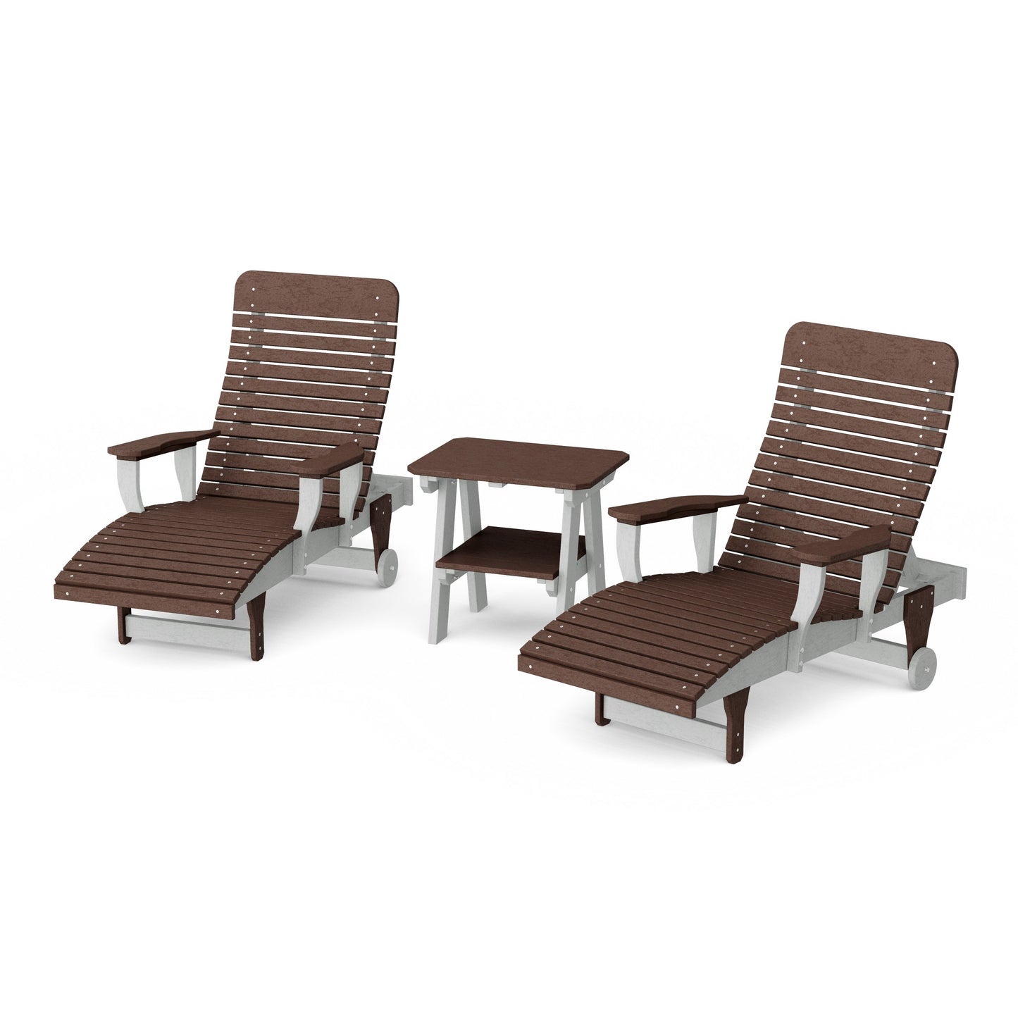 Signature 3-Piece Chaise Lounge with Arms Set