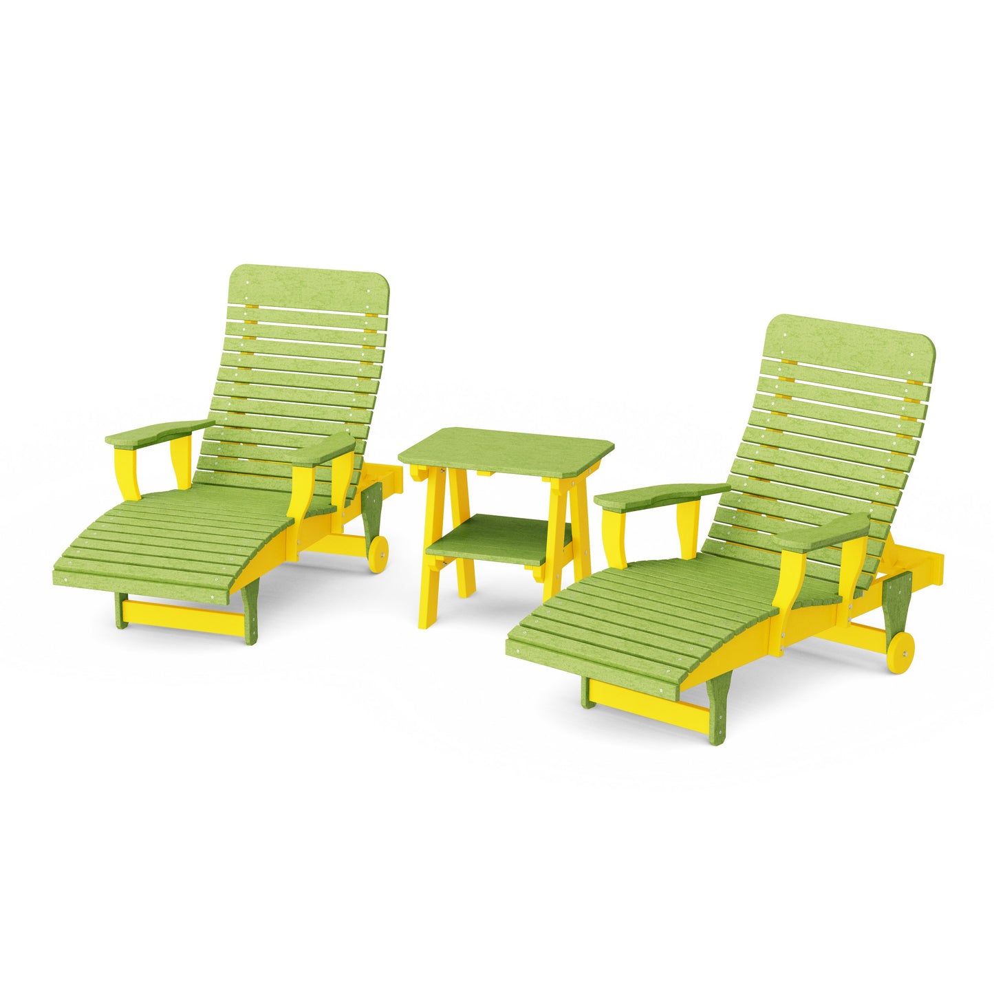 Signature 3-Piece Chaise Lounge with Arms Set