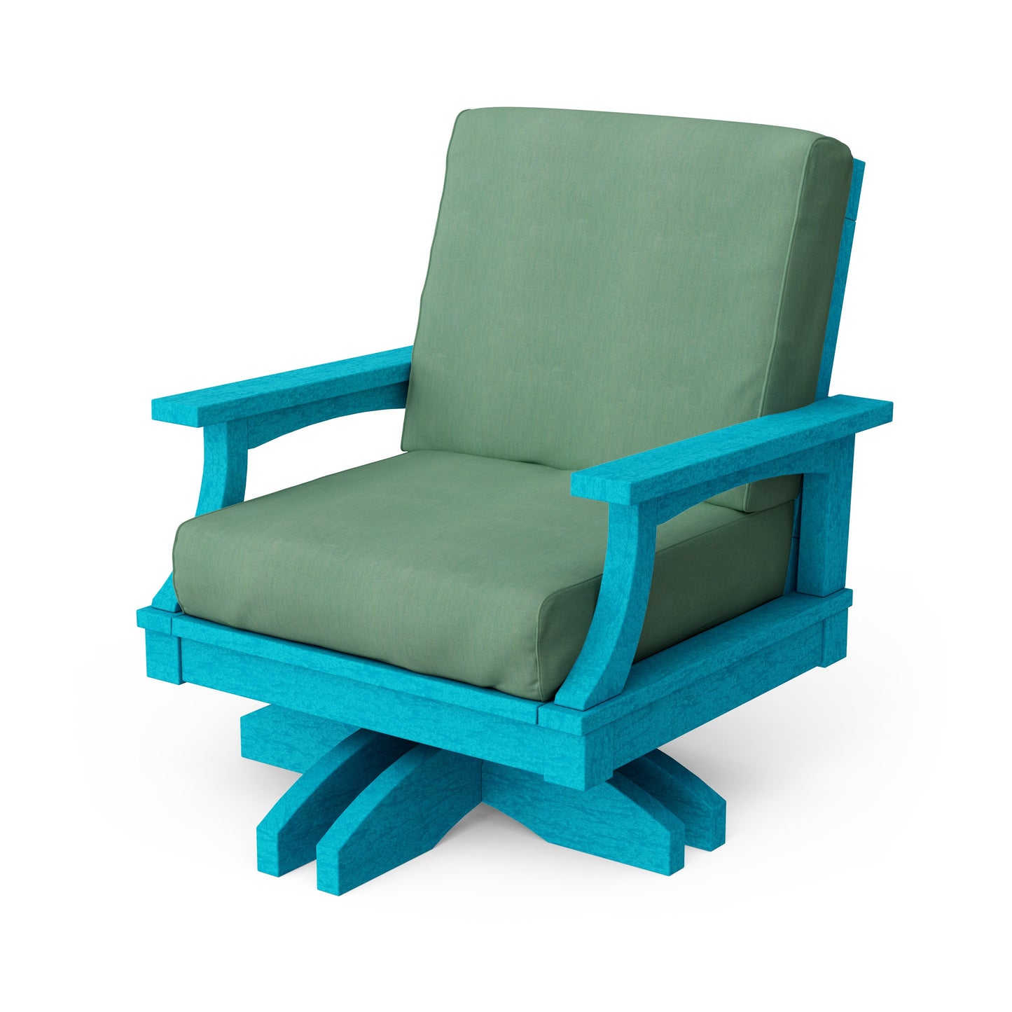 Heritage Deep Seating Swivel Chair