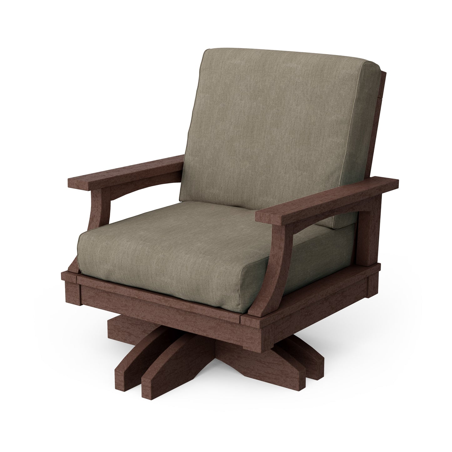 Heritage Deep Seating Swivel Chair