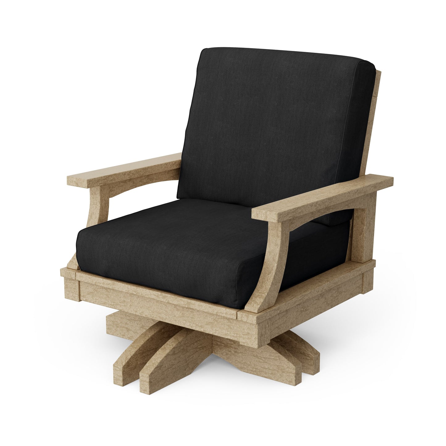 Heritage Deep Seating Swivel Chair