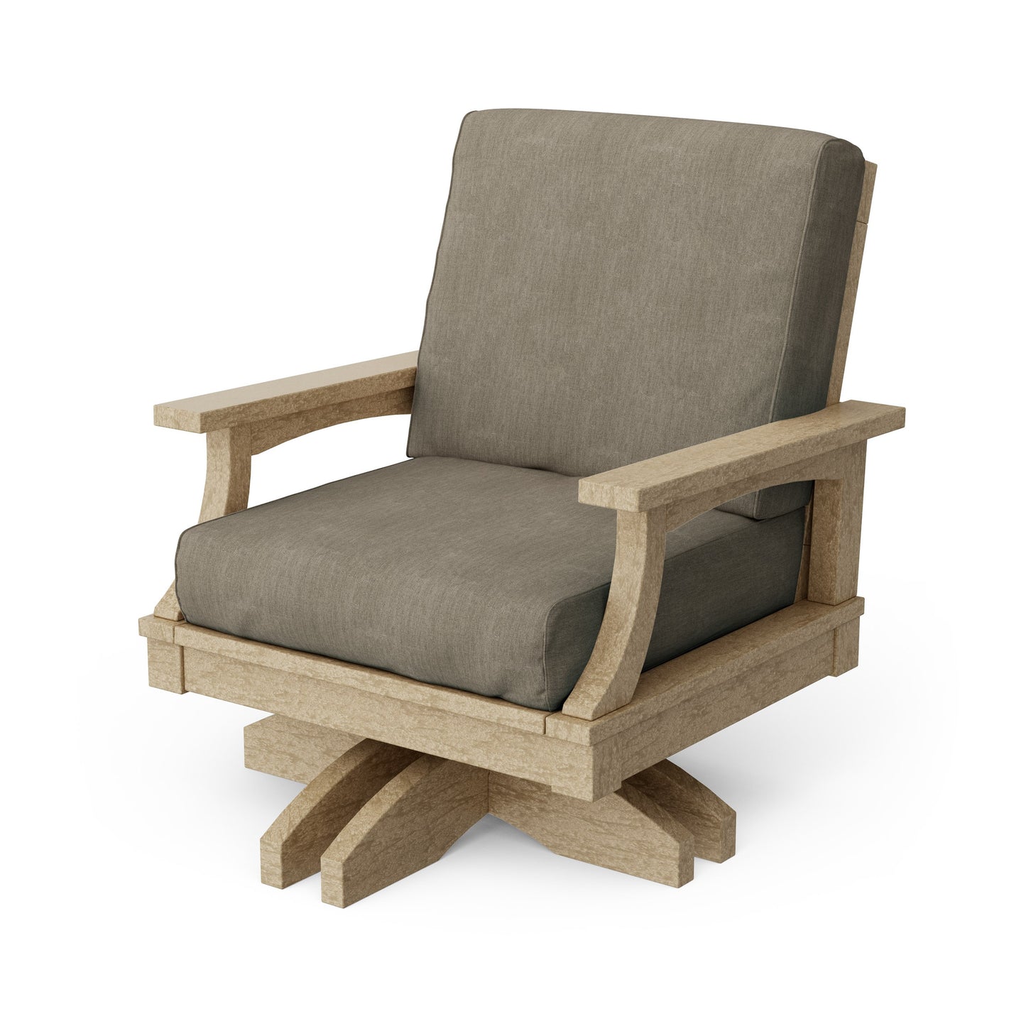 Heritage Deep Seating Swivel Chair