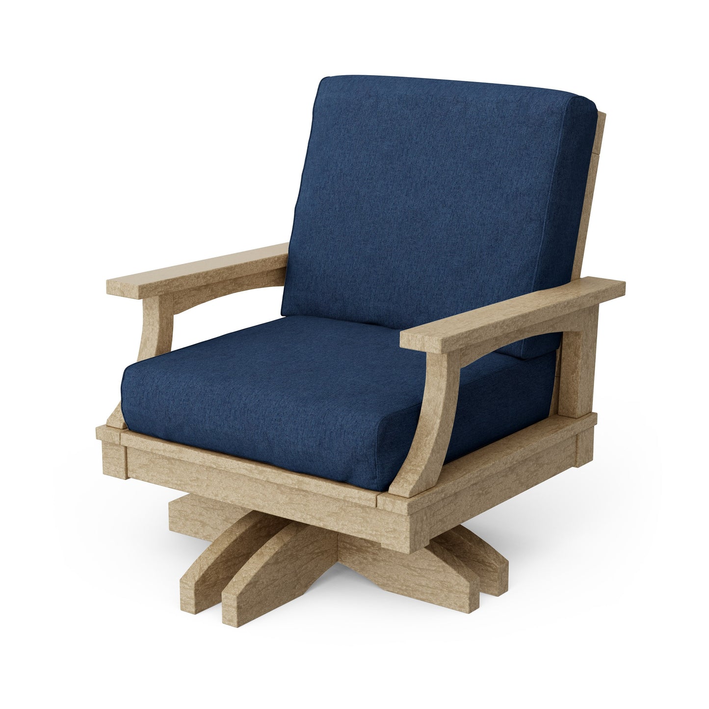 Heritage Deep Seating Swivel Chair